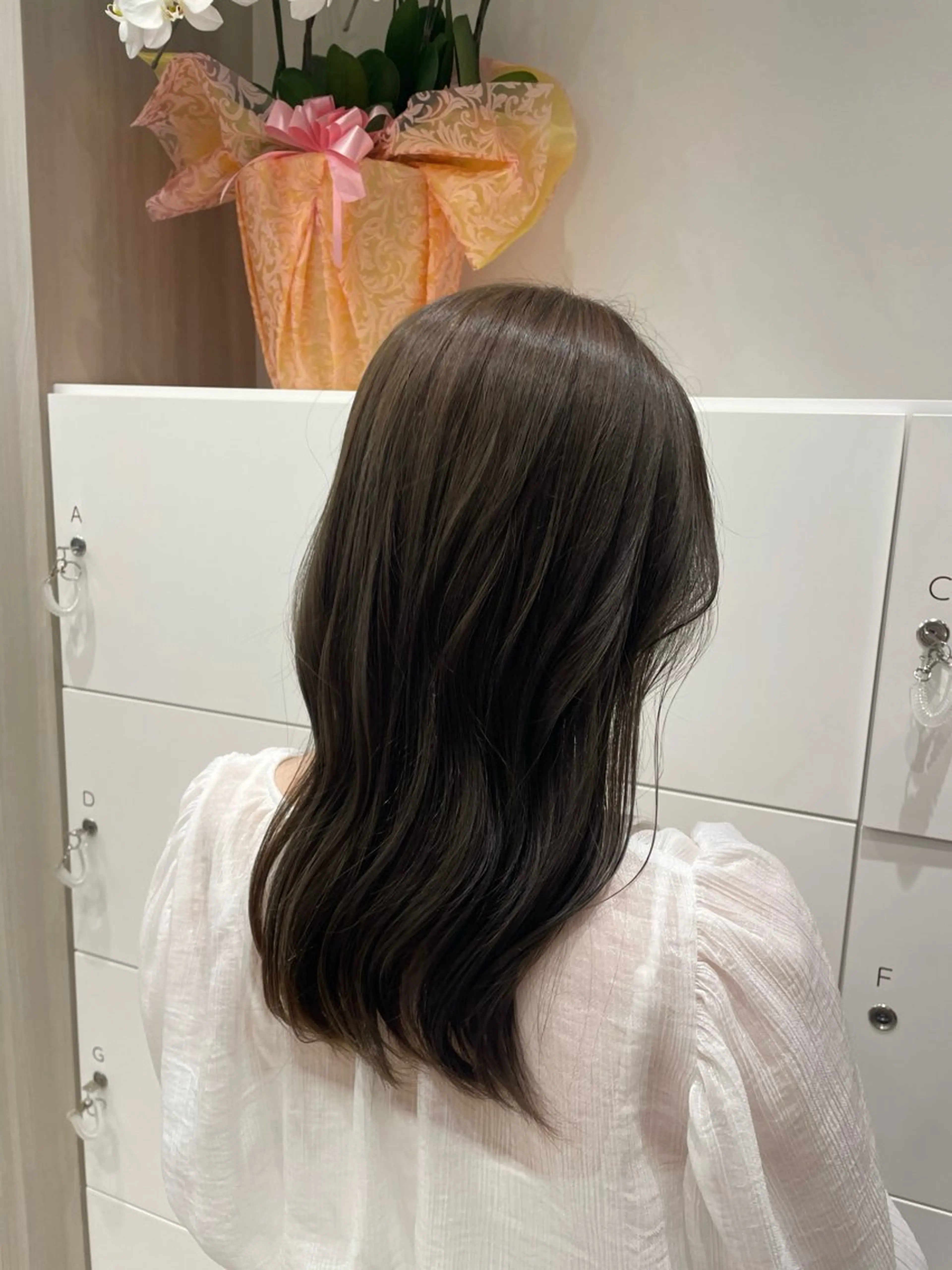 ロング 下村 和香奈のヘアスタイル