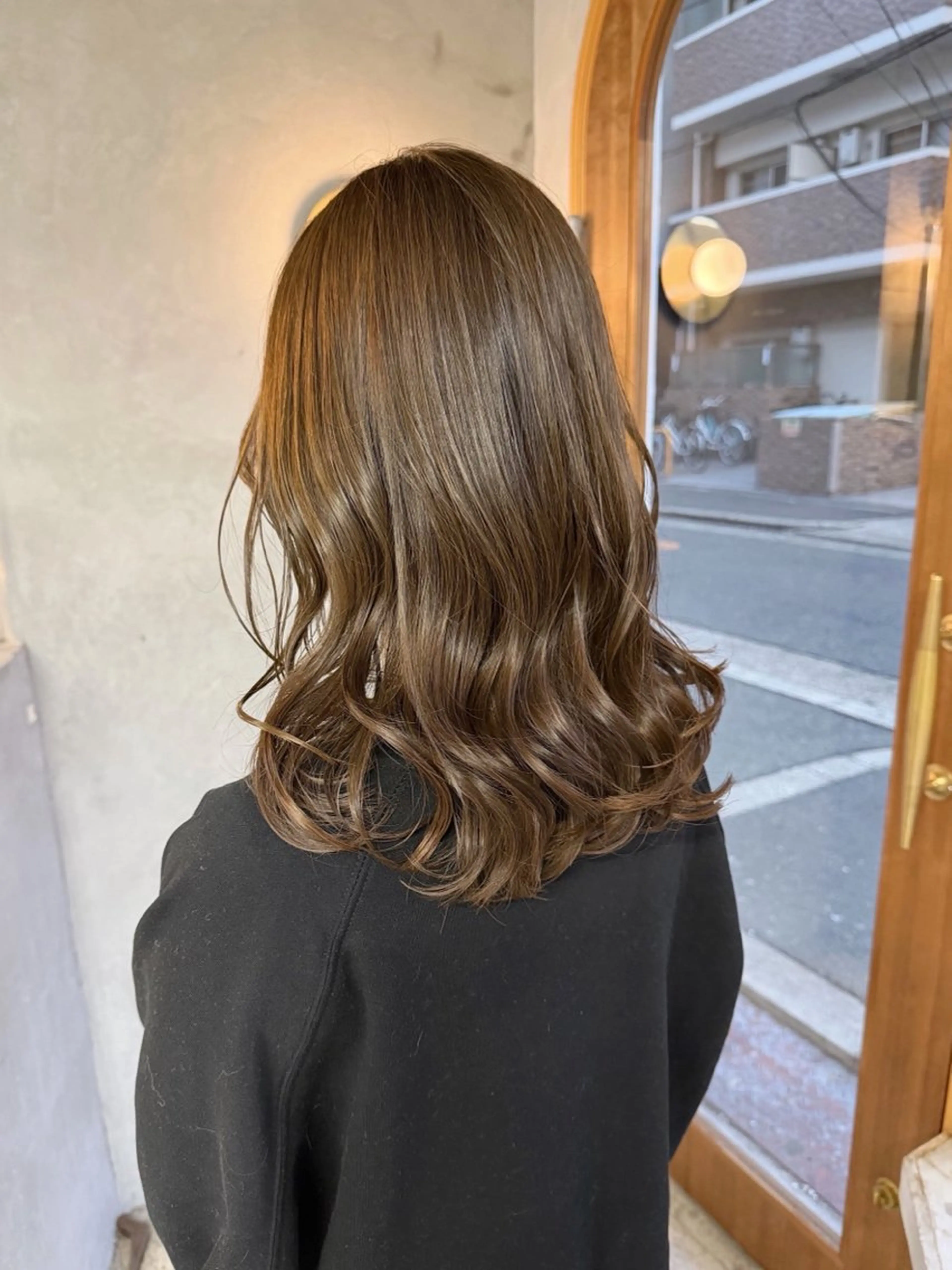 ミディアム カラー ヘーゼル カット ヘアカラー トリートメント ボブ支持率NO1 🌈CHIKAのヘアスタイル