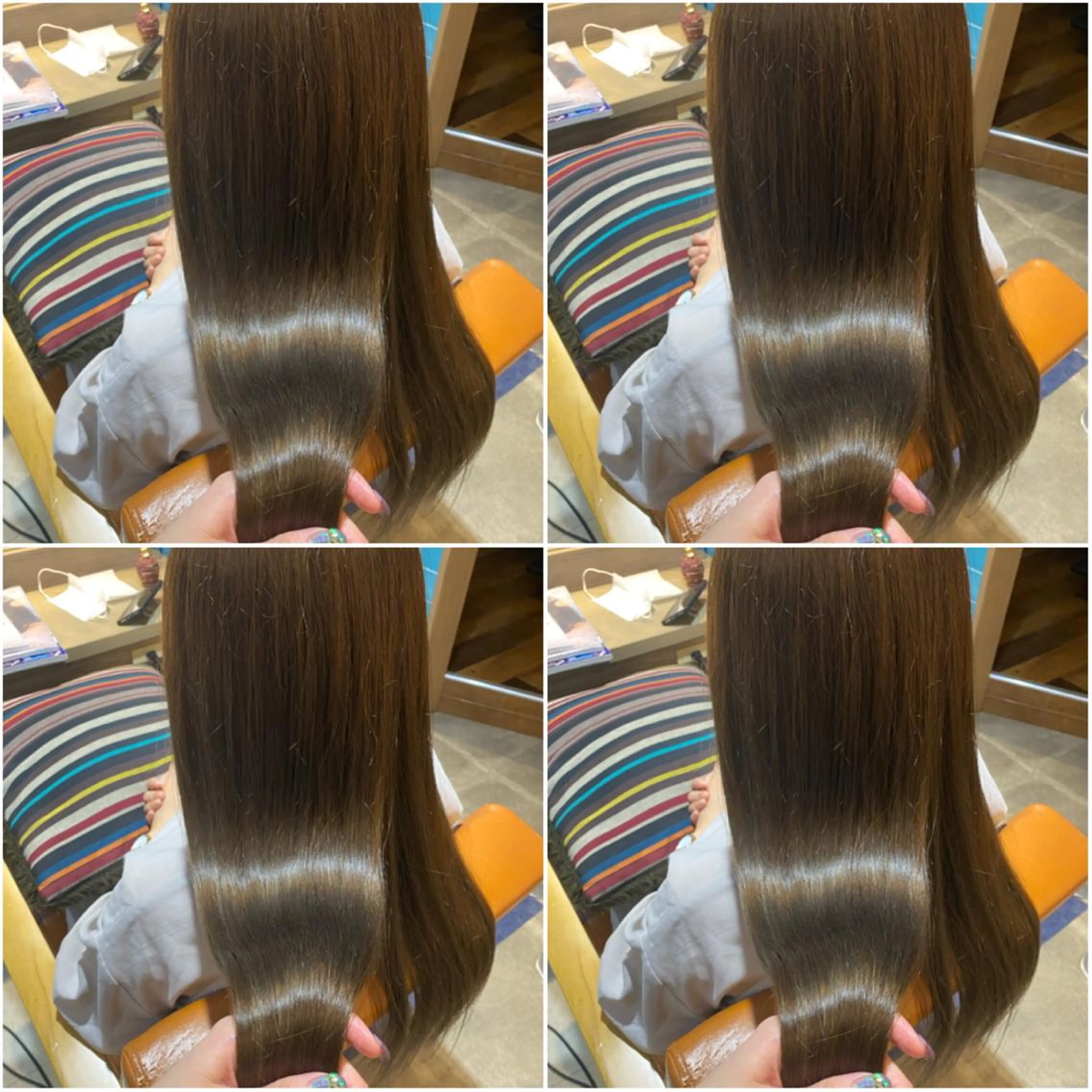 カラー 透明感カラー ハイライトカラー 🐻結んで可愛い hair EMI🐻のヘアスタイル