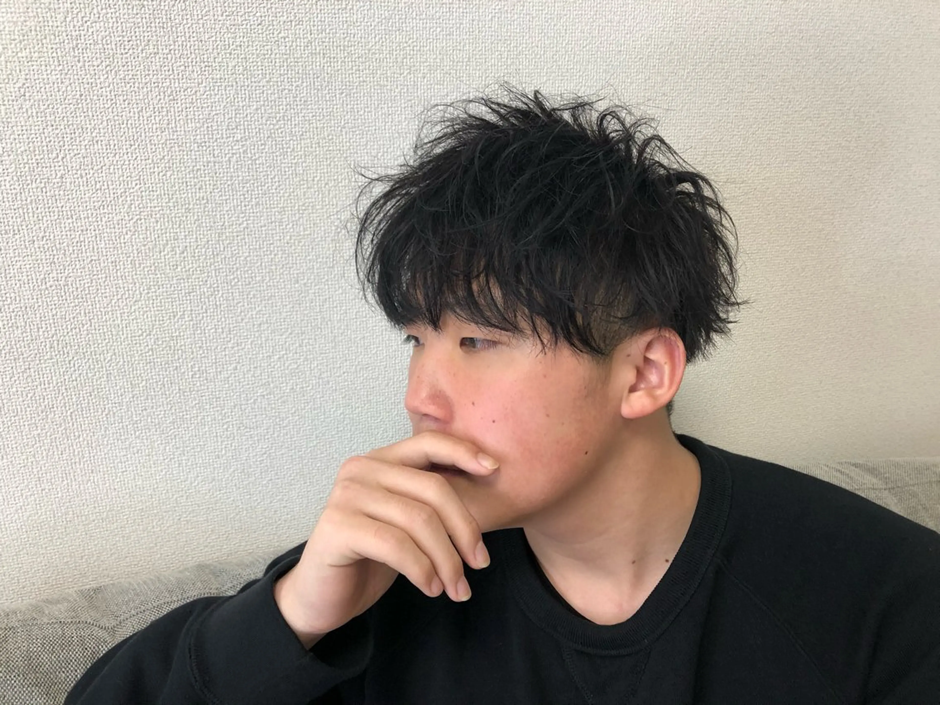 ショート メンズ メンズパーマ/心斎橋 /四ツ橋駅/しょうまのヘアスタイル