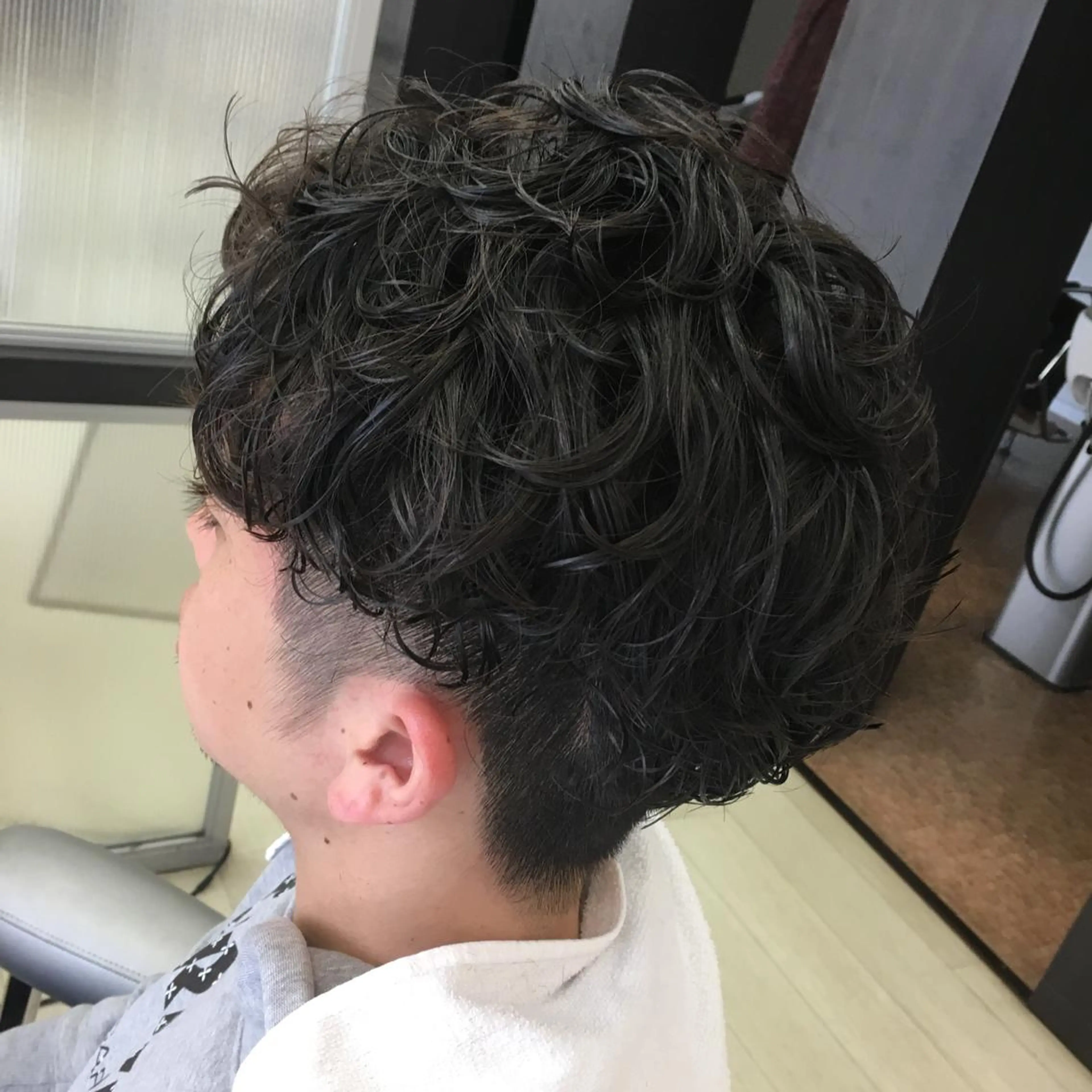 パーマ メンズ メンズパーマ 刈り上げ Kaede .のヘアスタイル