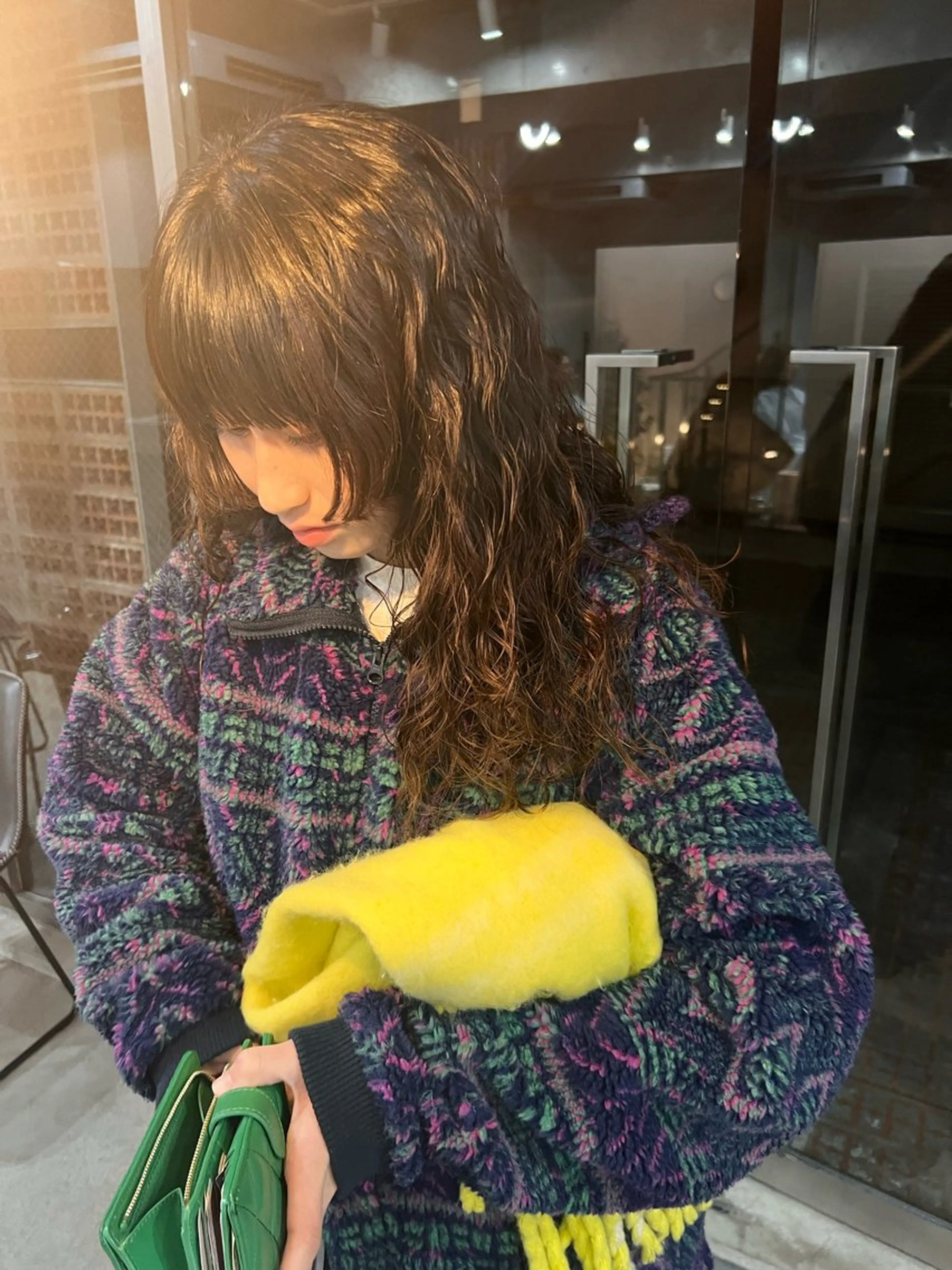 パーマ ショートボブ/ ウルフ/表参道のヘアスタイル