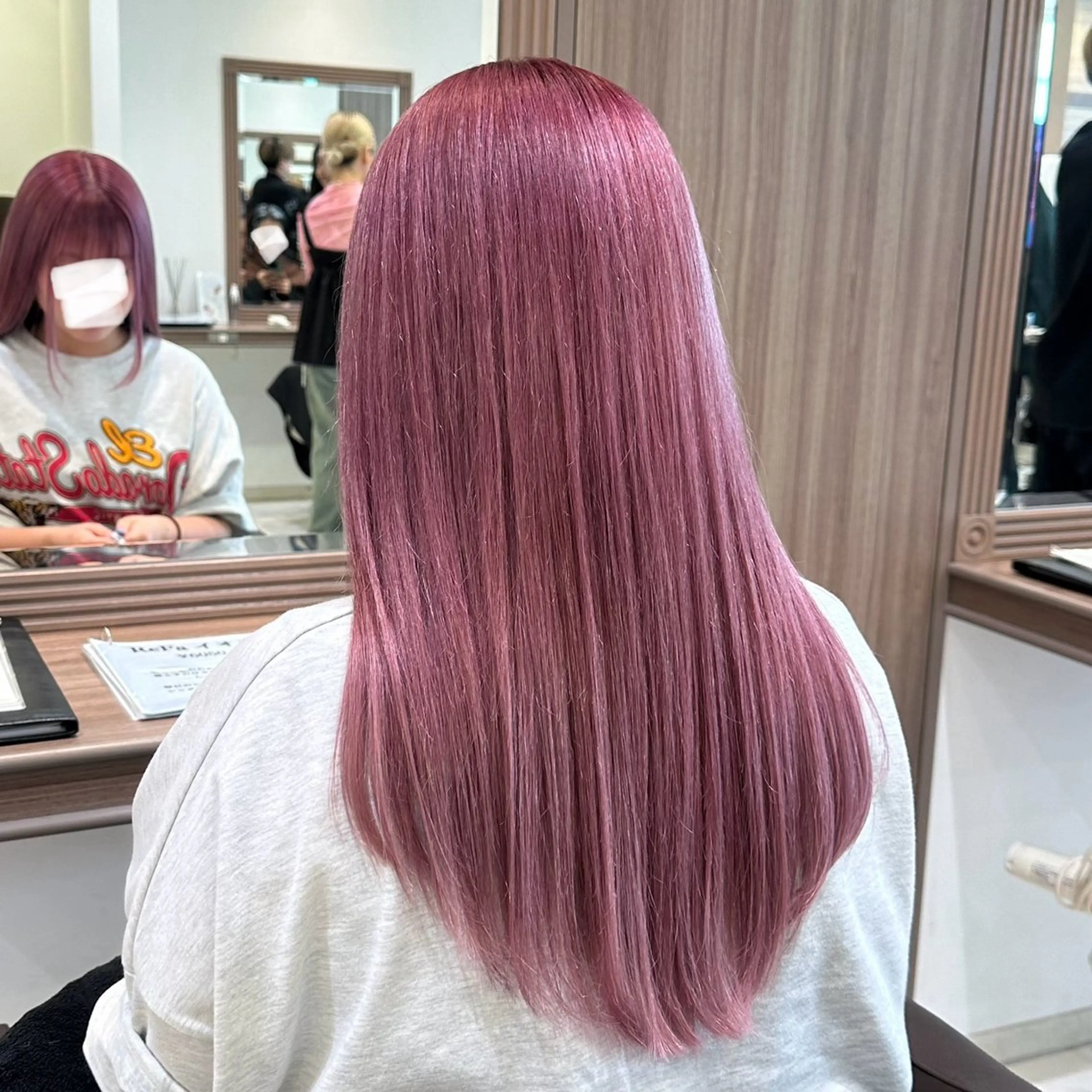 ロング カラー ブリーチ ブリーチなしカラー ヘアカラー 𓍯暖色/韓国風 田中沙羅‎𓍯のヘアスタイル