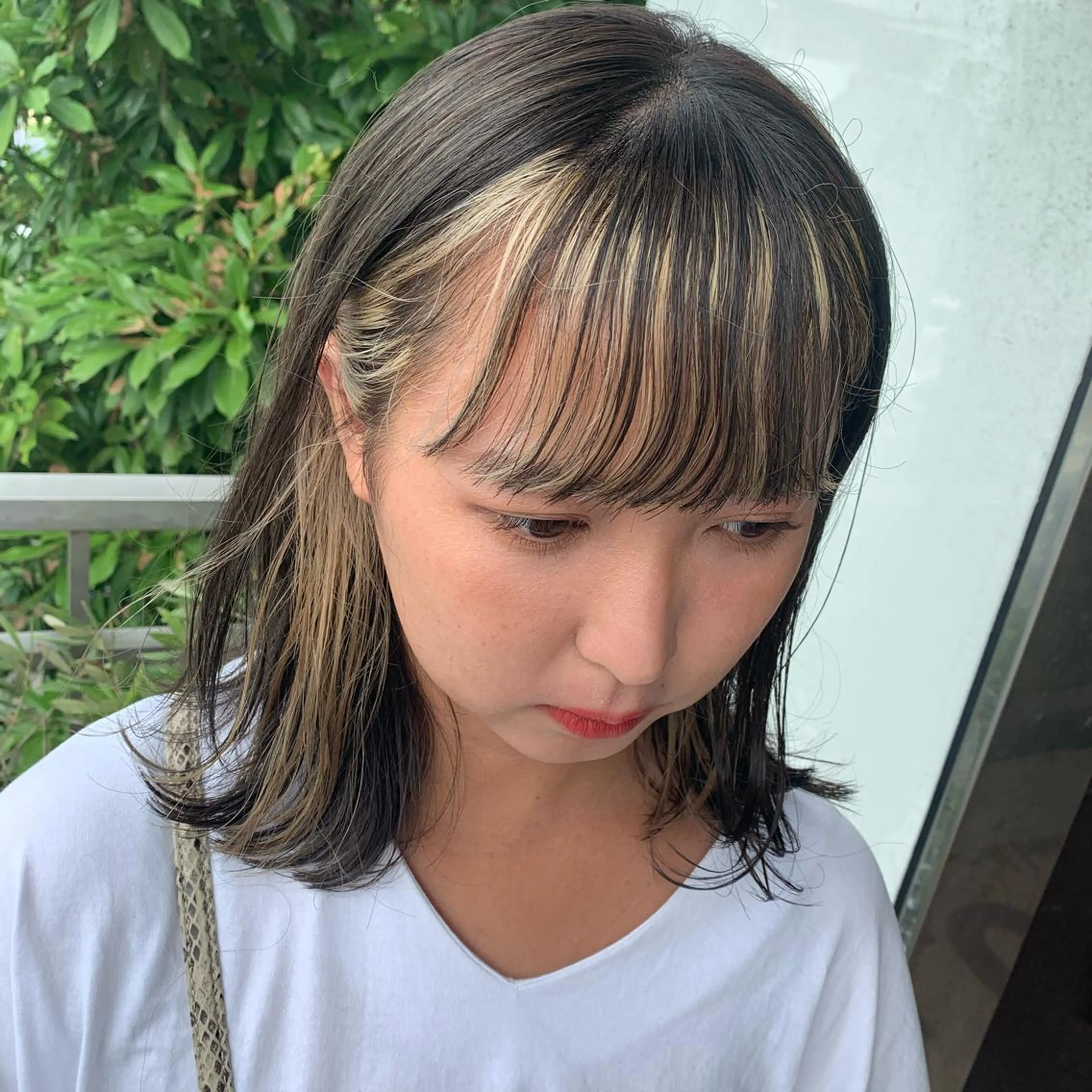 ミディアム カラー ヘアカラー 🧸 サトウサクネ🧸のヘアスタイル