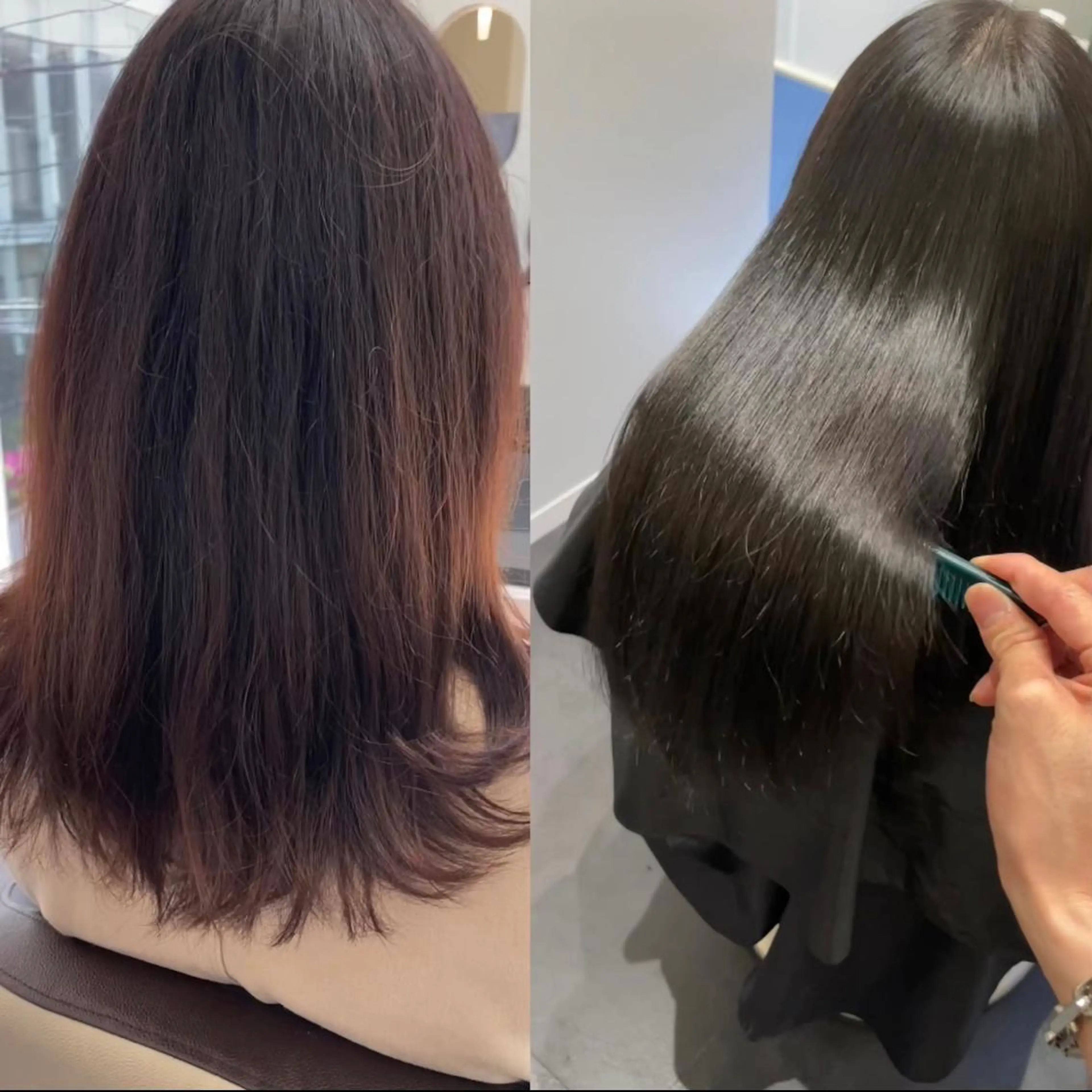 ロング カラー 🌈本物の髪質改善 森田涼平のヘアスタイル