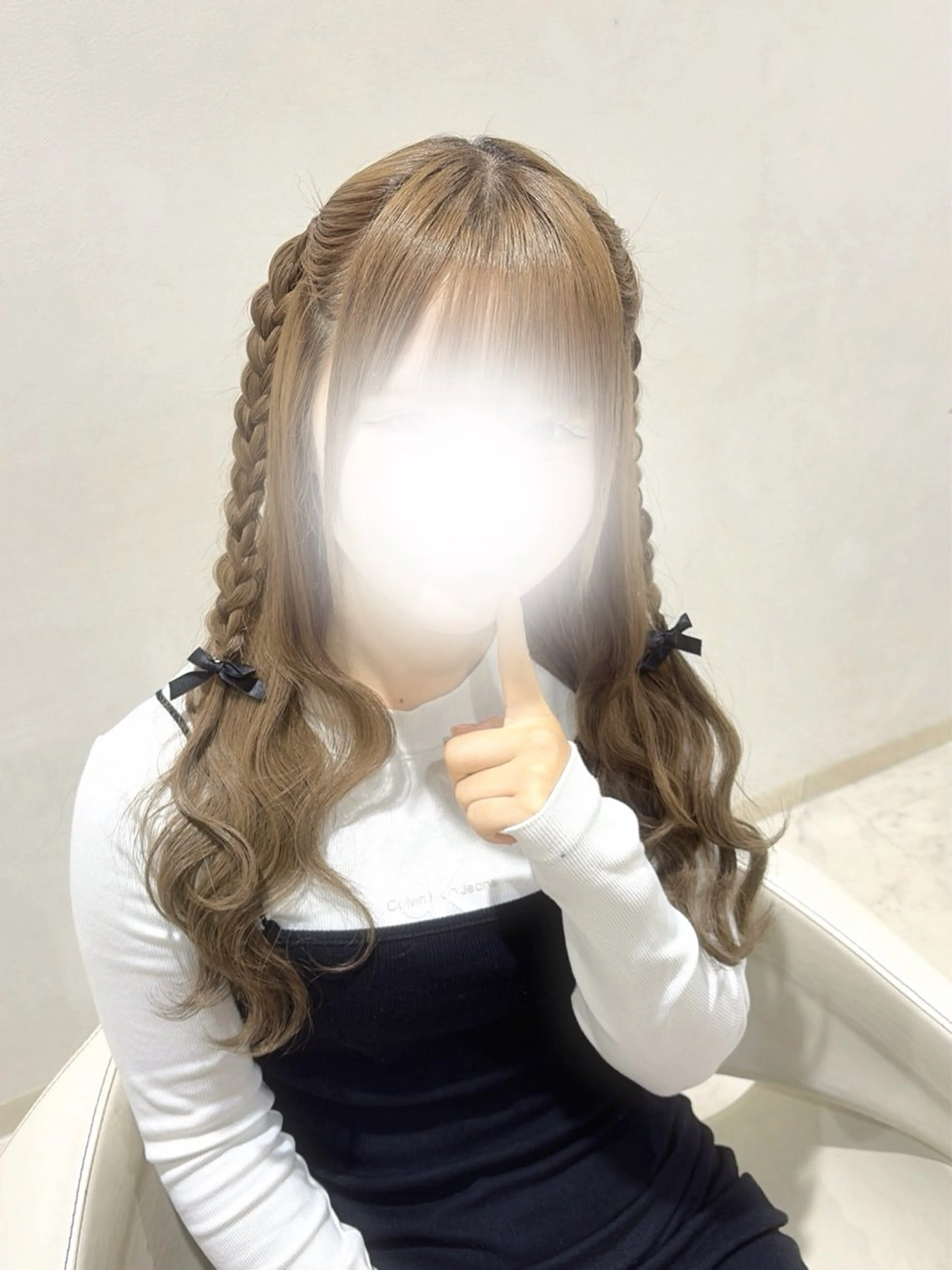 ロング ヘアアレンジ 木村 しずかのヘアスタイル