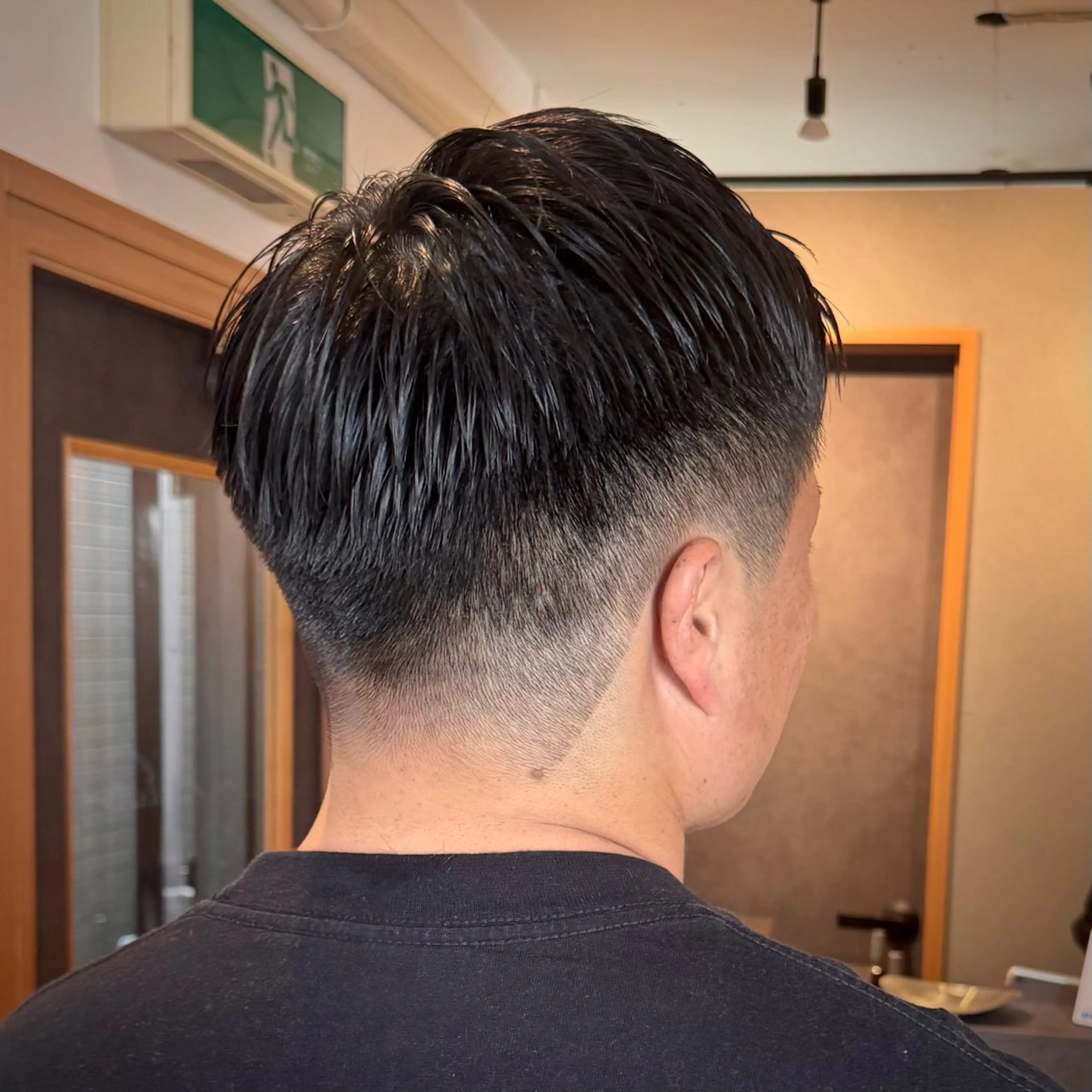 ショート メンズ 七三 カット 立川メンズカット/ メンズパーマ💈三上のヘアスタイル