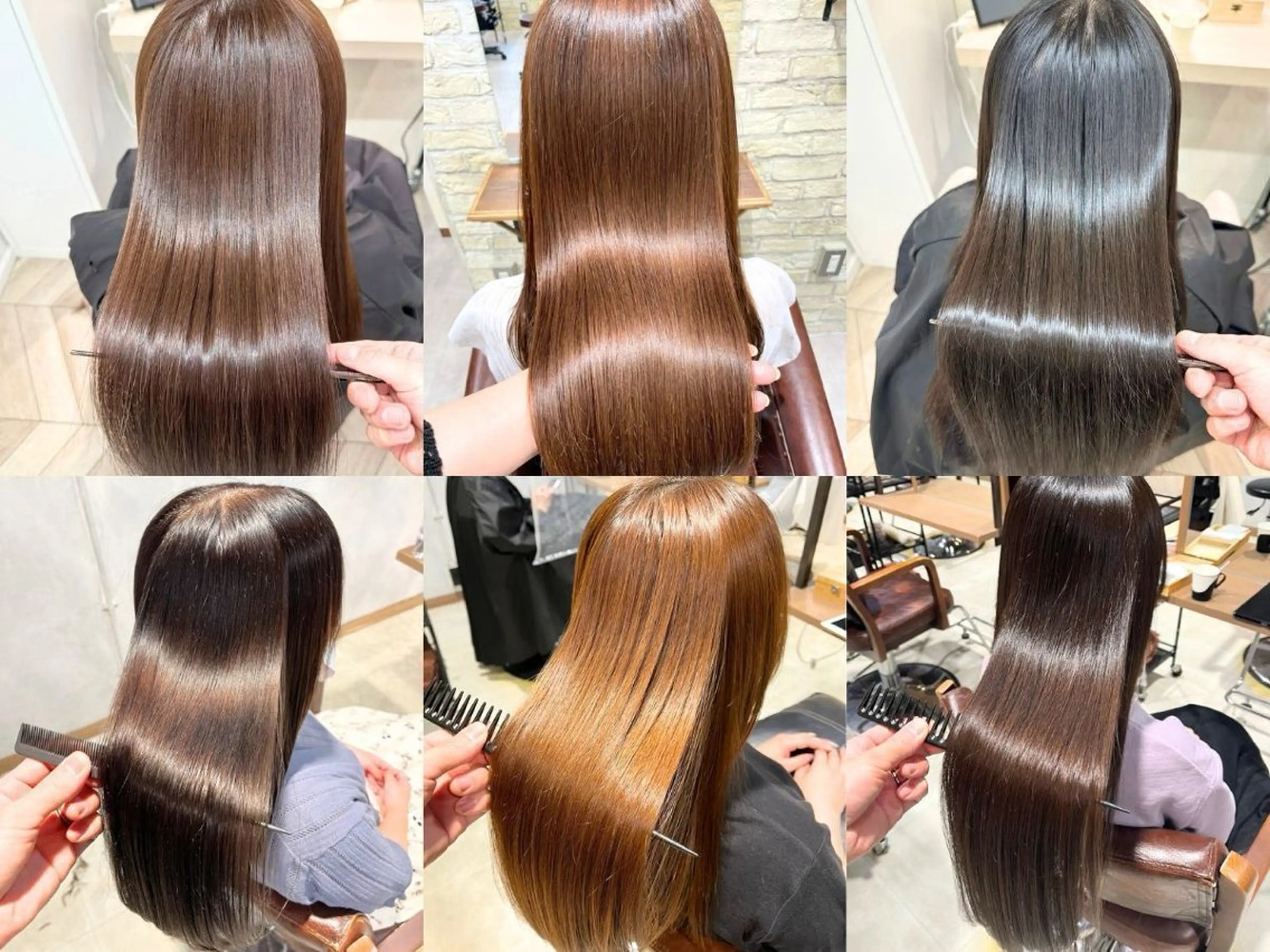 ロング 赤みゼロカラー 藤並純のヘアスタイル