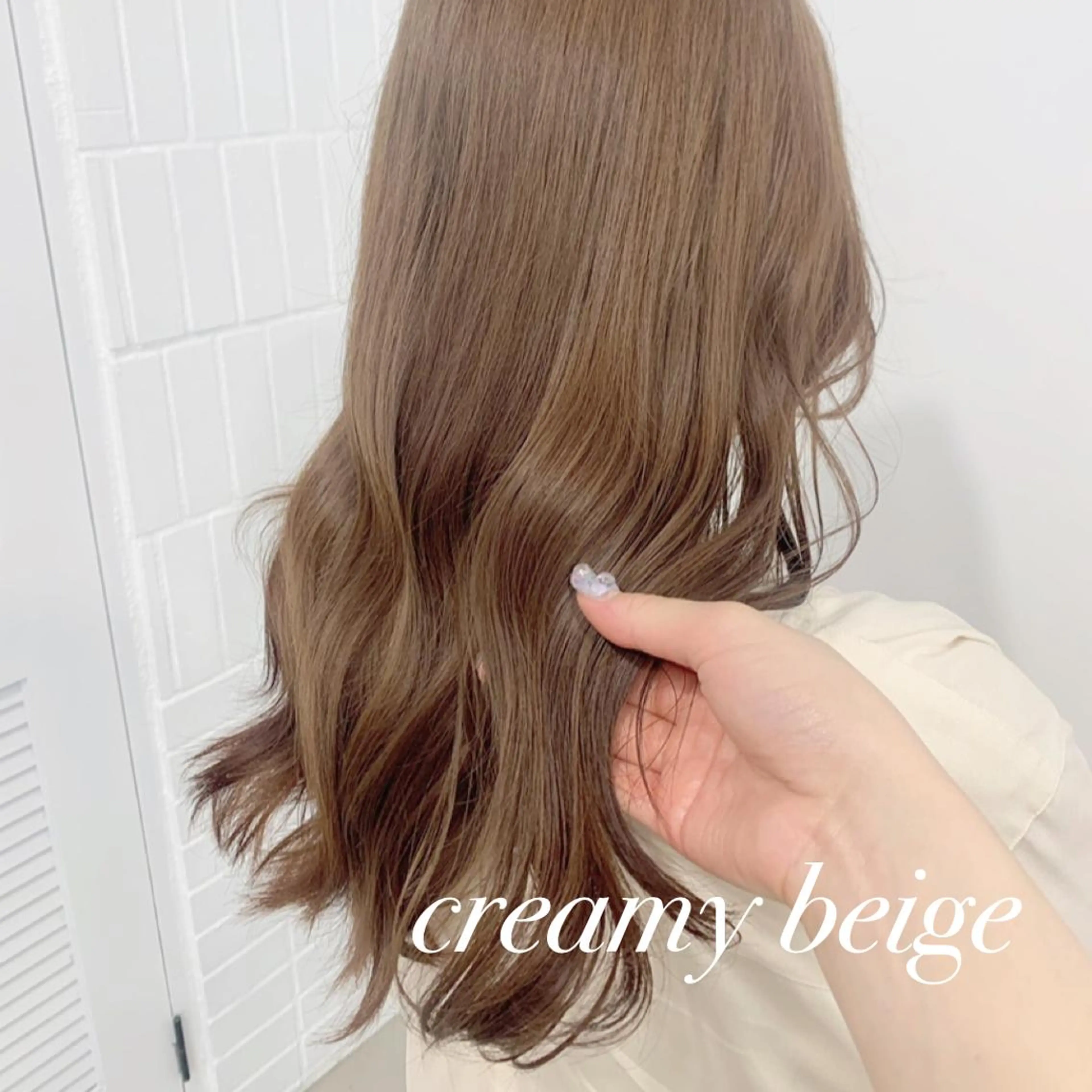 ロング カラー ベージュカラー ヘアカラー トリートメント 🍒暖色✖️レイヤー ／Haruna🍒のヘアスタイル