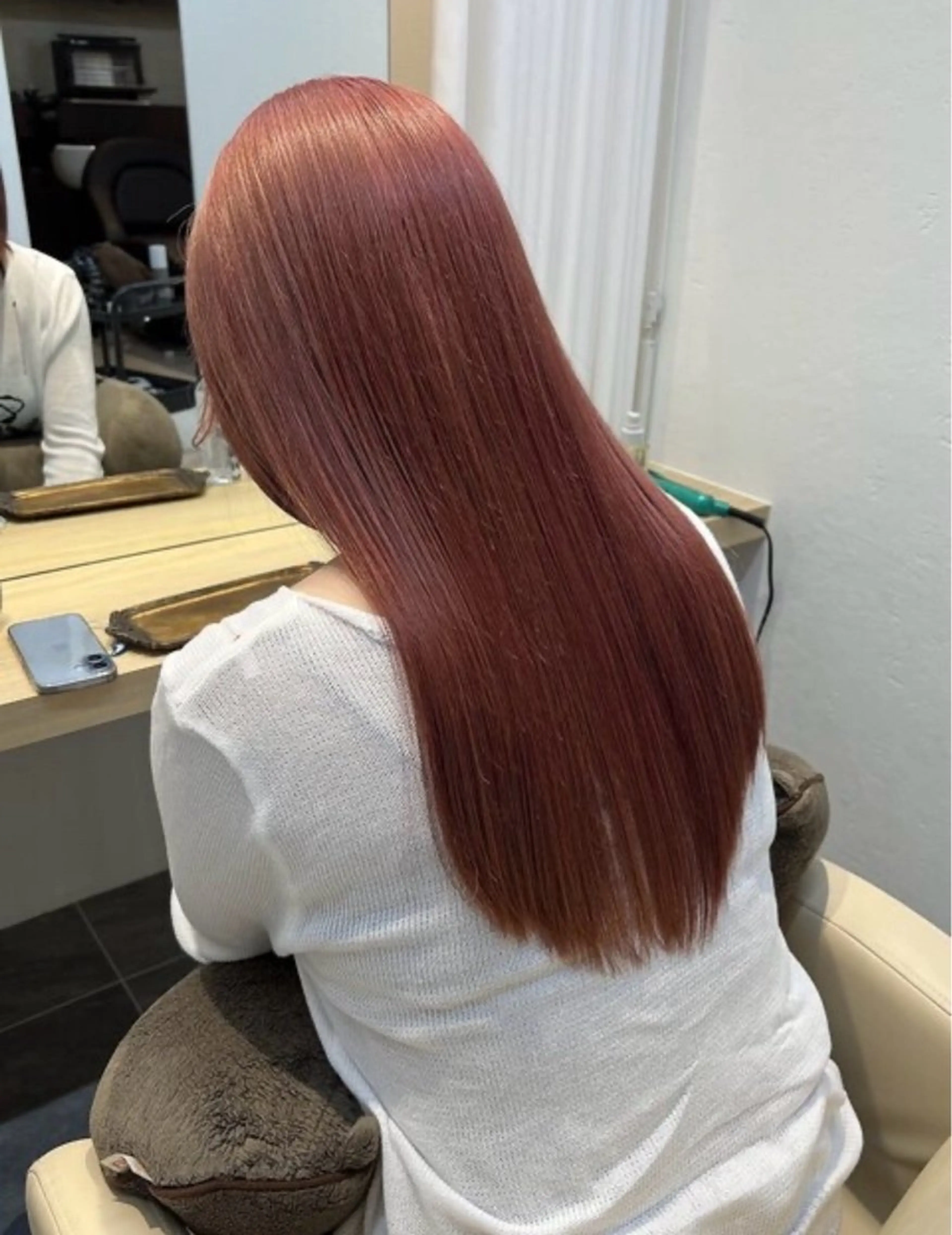 ロング カラー カット ヘアカラー トリートメント ヘッドスパ くびれヘア/髪質改善 はるのヘアスタイル