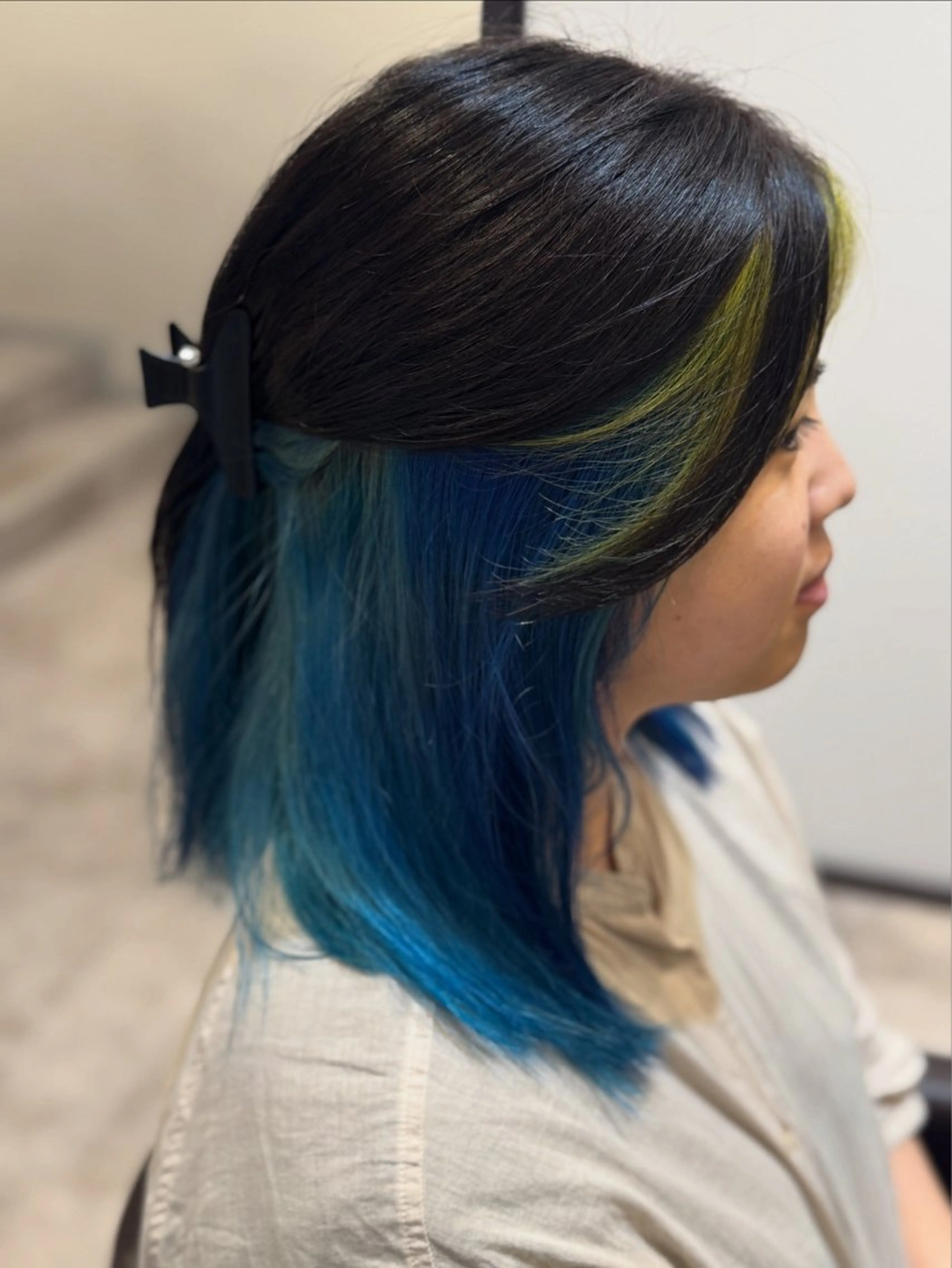 ロング カット ヘアカラー 山下 ちひろのヘアスタイル