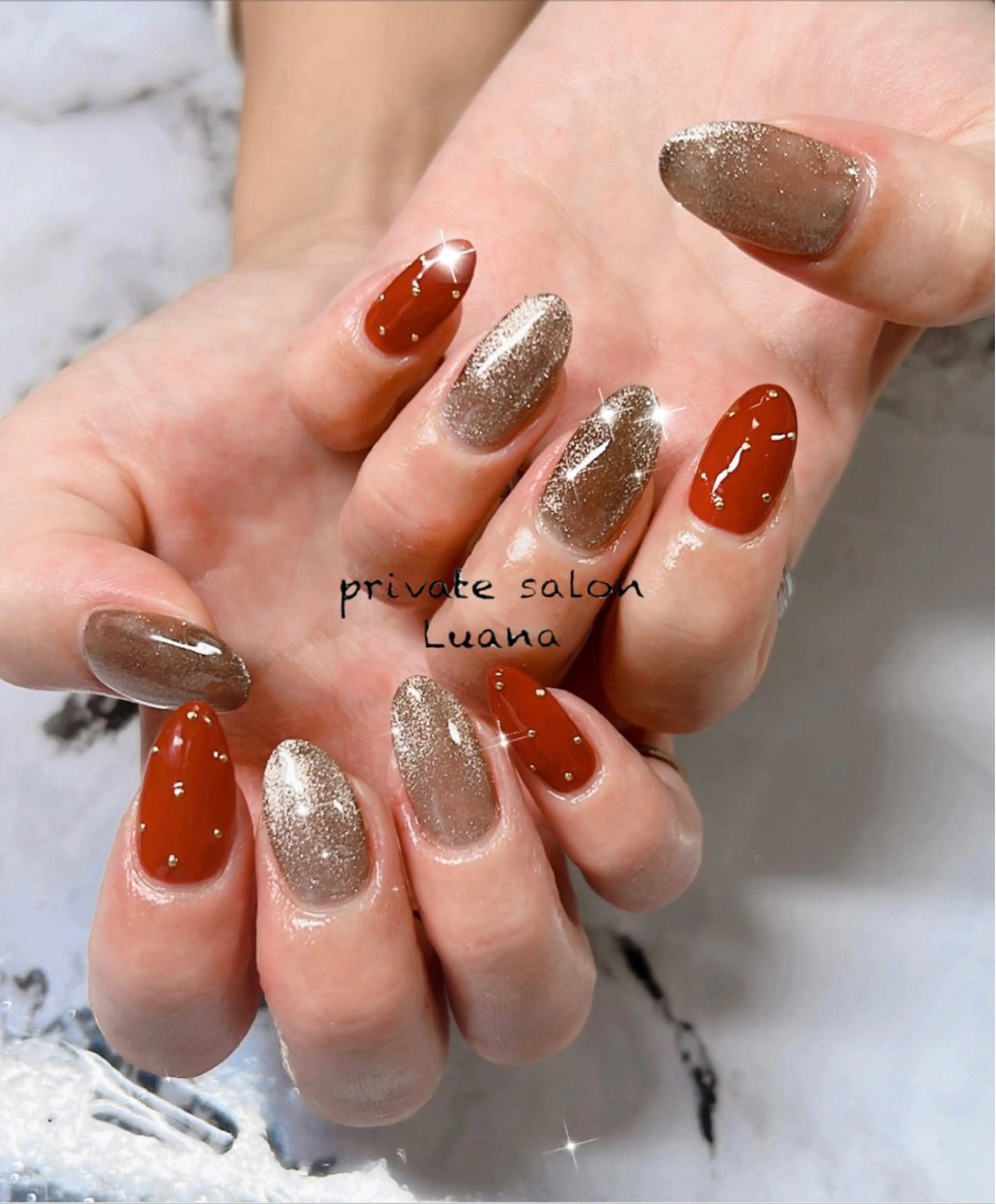 ネイル ハンドネイル 自宅ネイルサロン ルアナのネイルデザイン