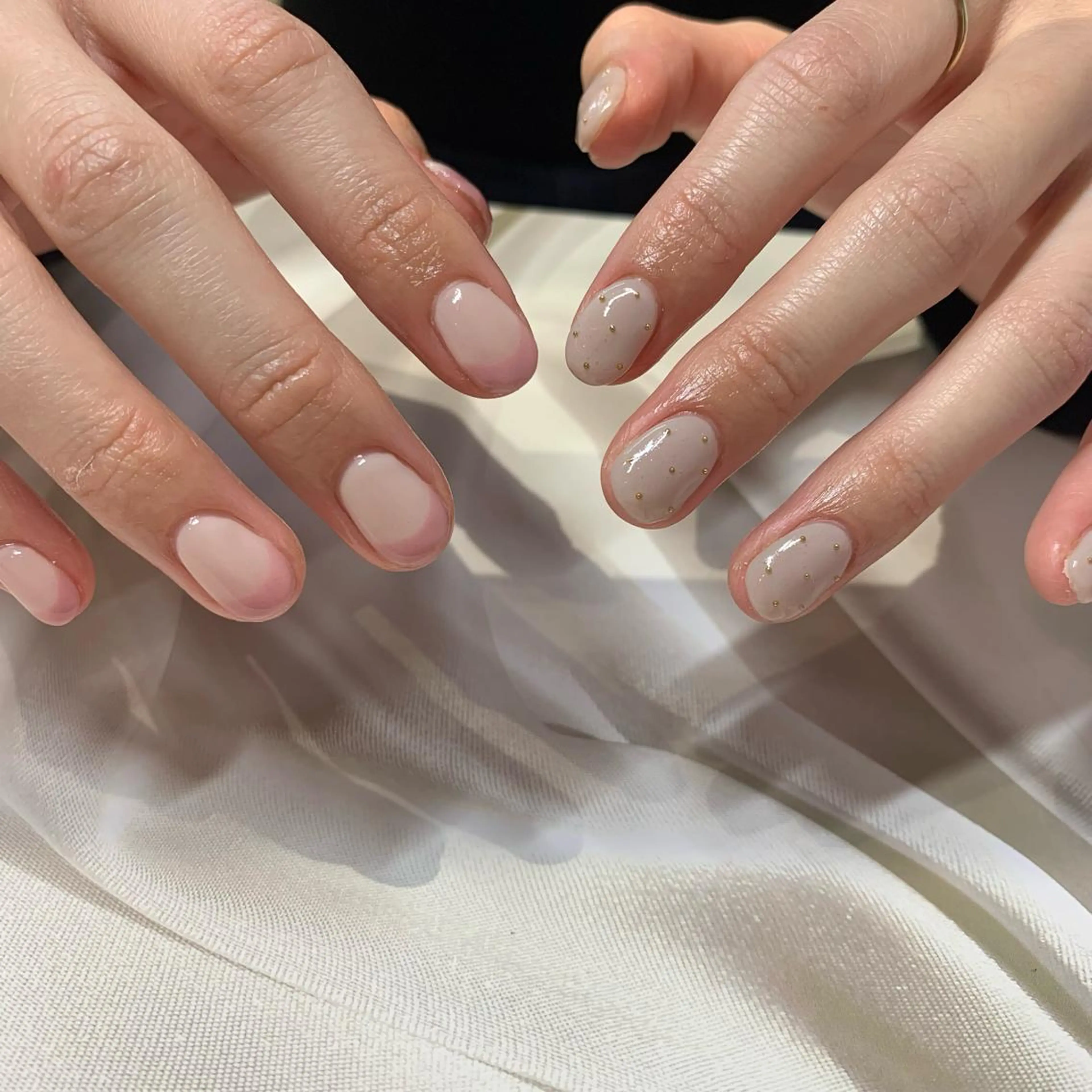 ネイル フレンチネイル マキノ ユイのネイルデザイン