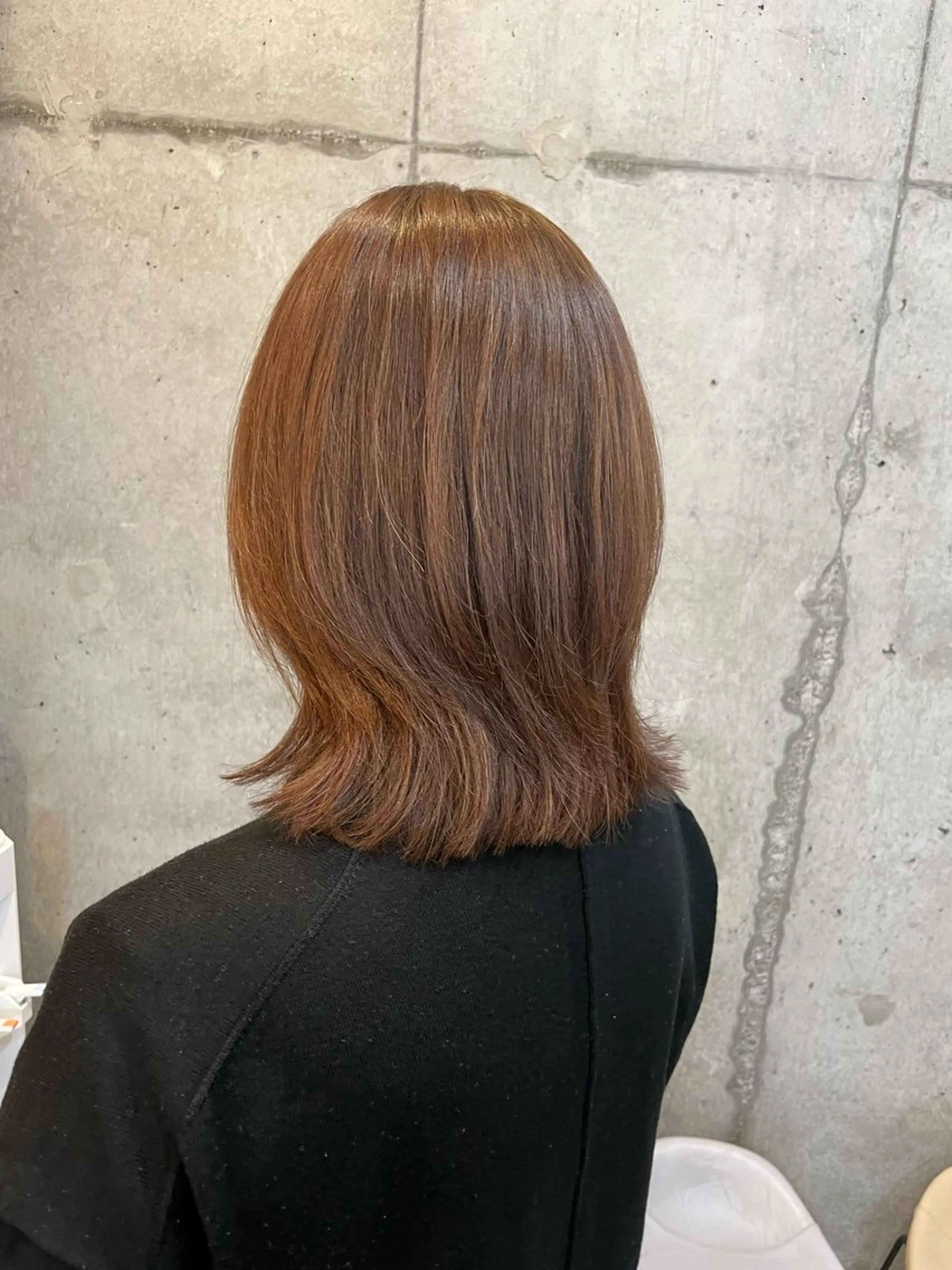 ミディアム カット ヘアカラー ami🍊hair salon soilのヘアスタイル