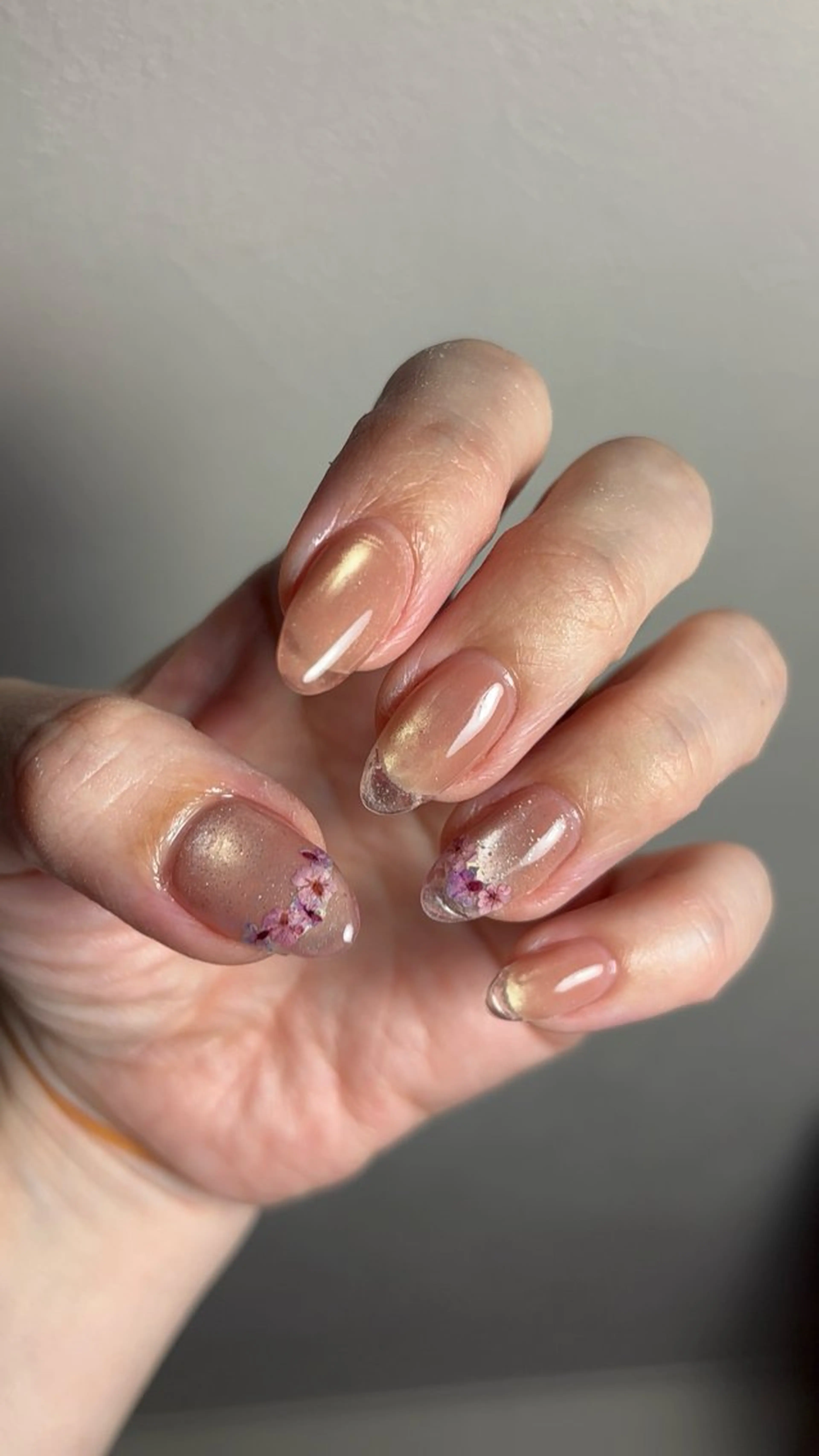ネイル 長さ出し ハンドネイル welina nailのネイルデザイン