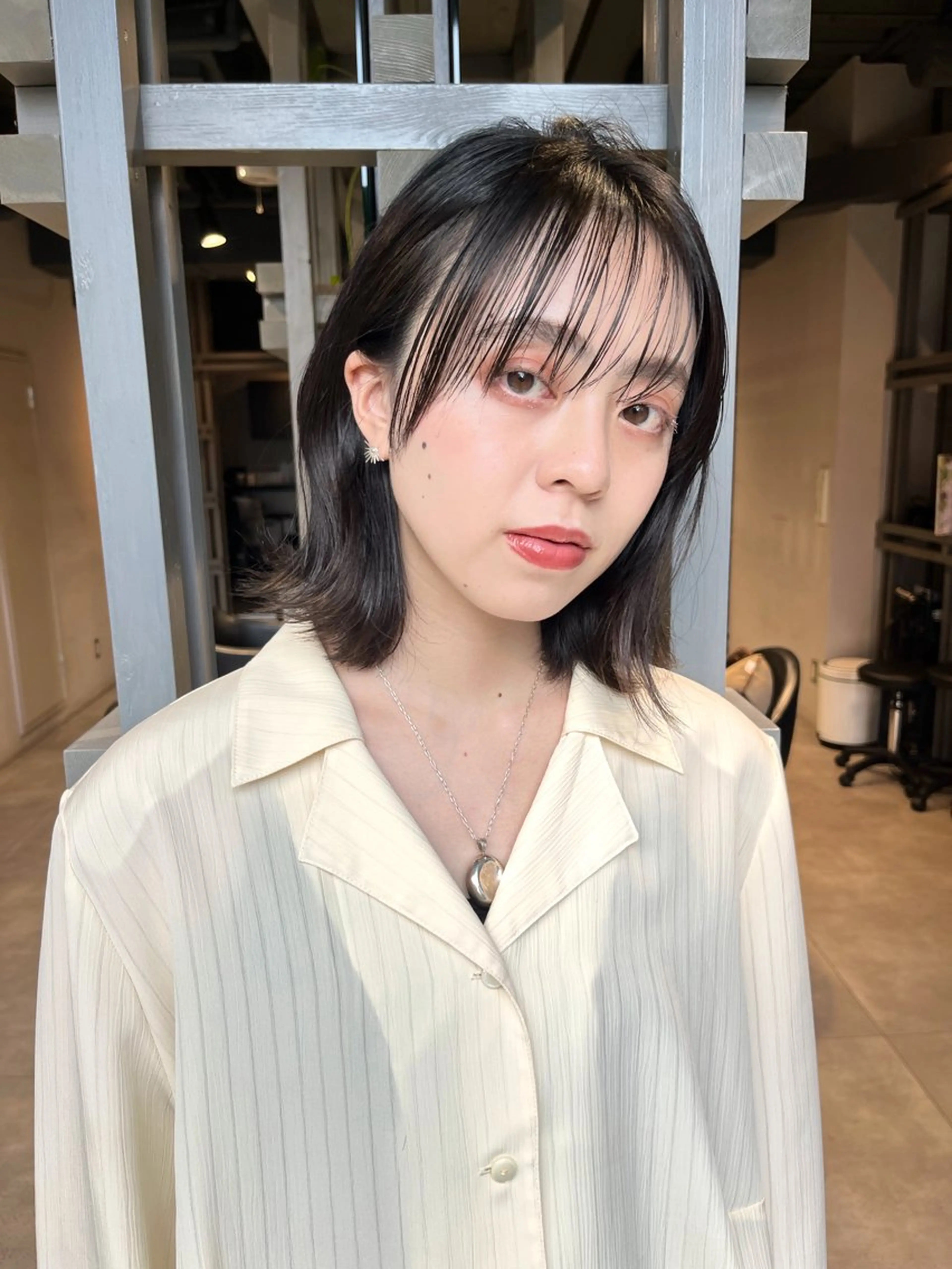 ショート アッシュ ショートヘア カット うる艶カラー/恵比寿 ベージュ/丸山陽平のヘアスタイル