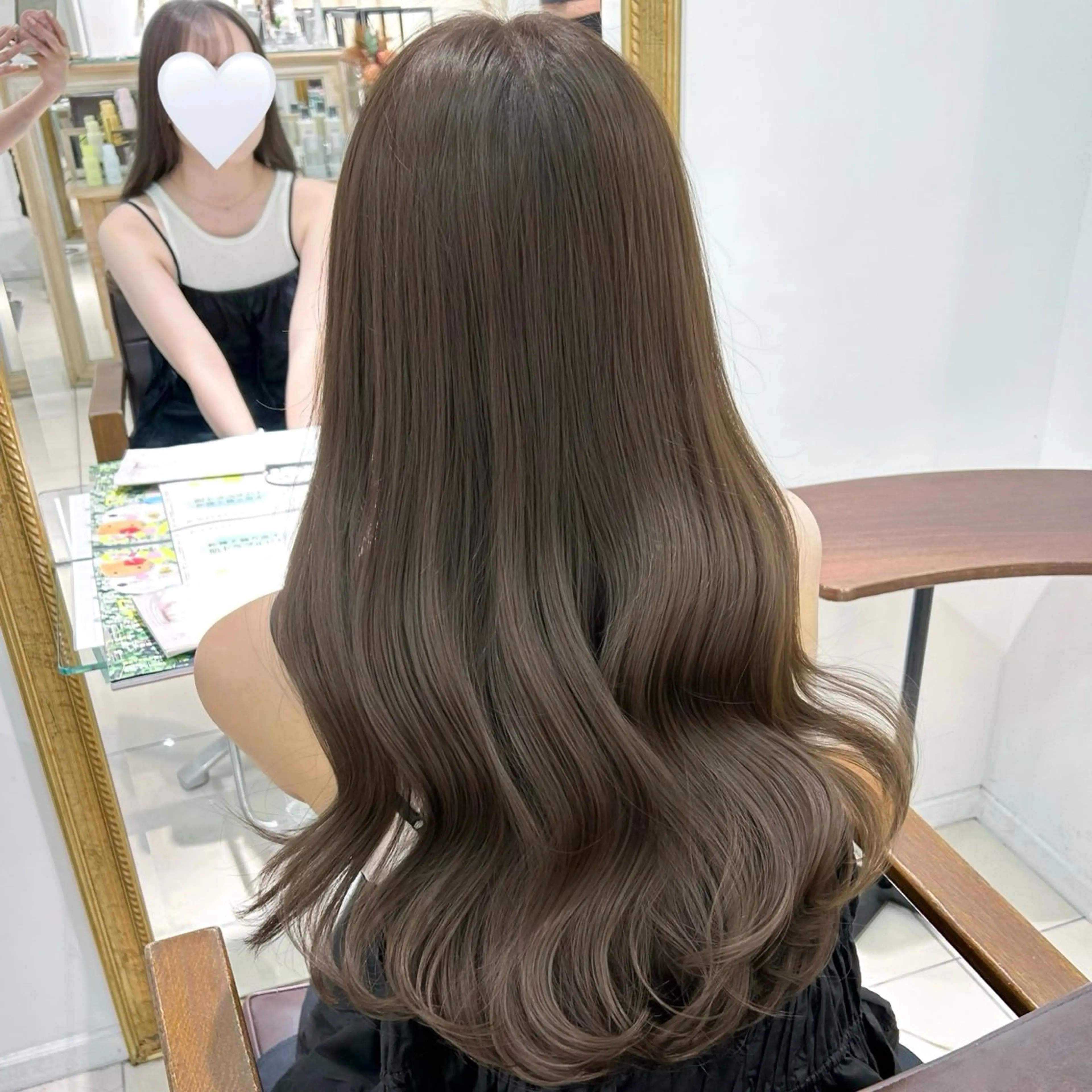 ロング カラー カット ヘアカラー トリートメント 透明感カラー 古山 結季🌙🖤のヘアスタイル