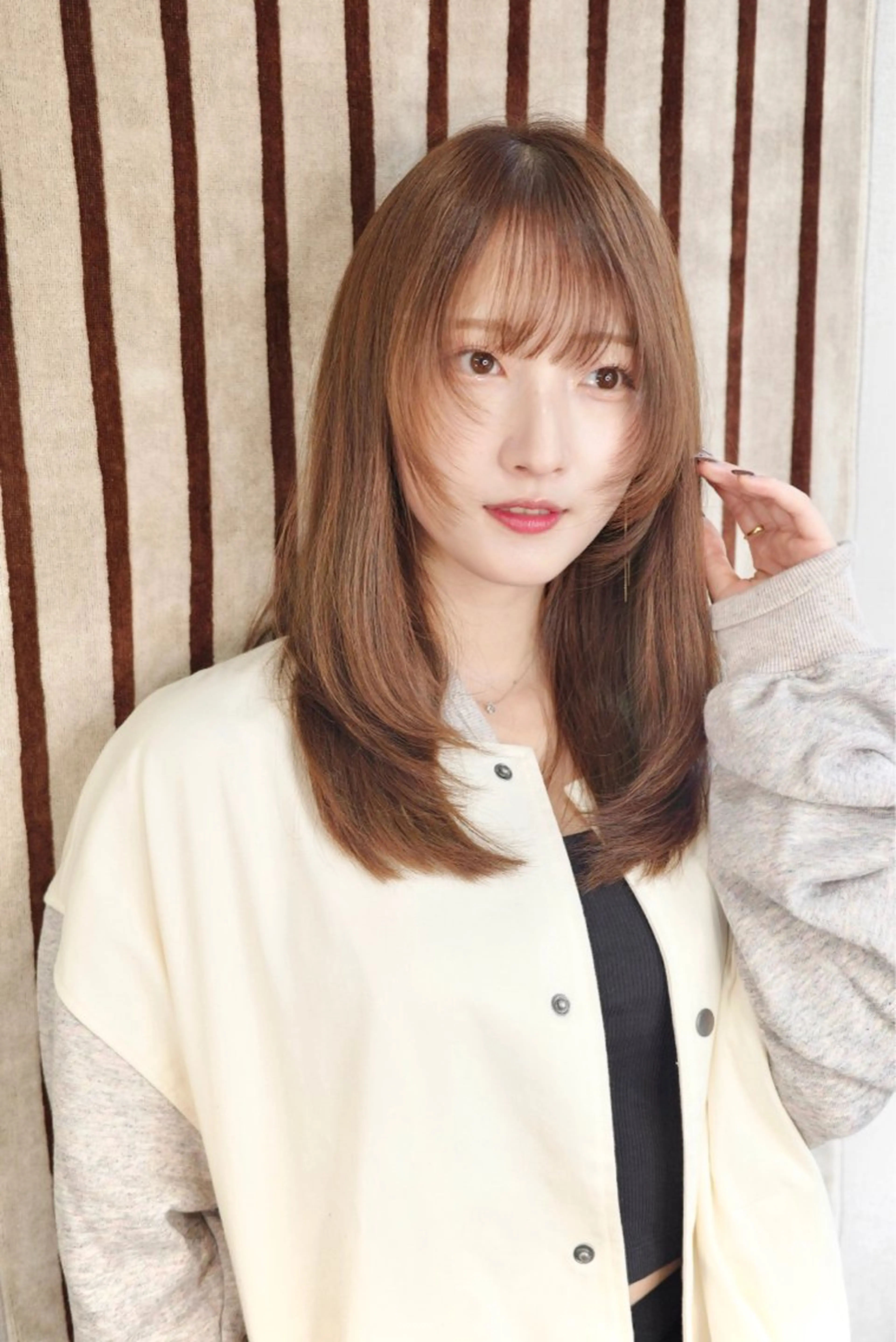 セミロング ✨上品レディーなヘア スタイルへ✨髙木諒也のヘアスタイル