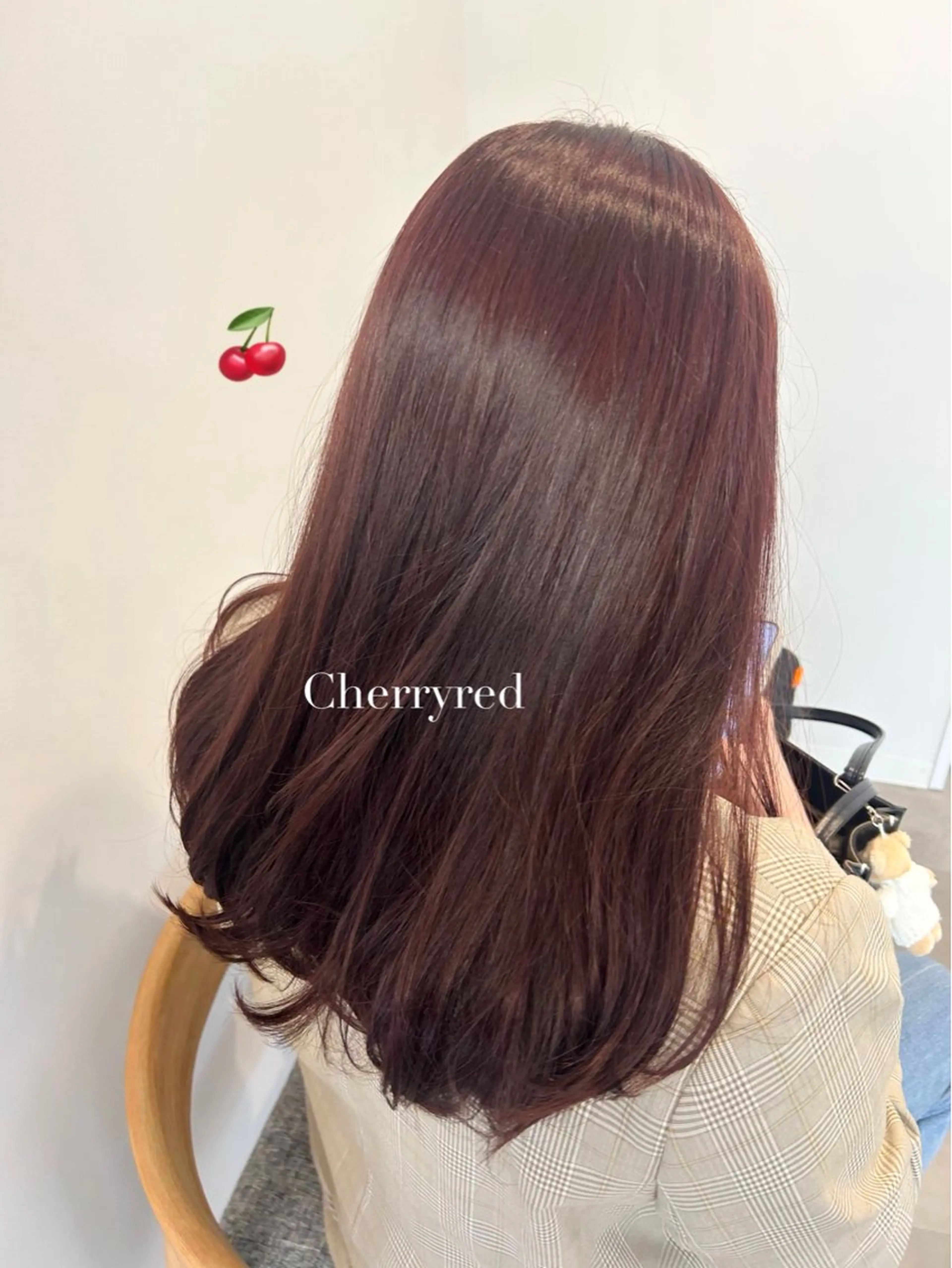 ロング カラー レッドカラー カット ヘアカラー トリートメント 暖色･似合わせカラー (廣石沙英🎀)のヘアスタイル