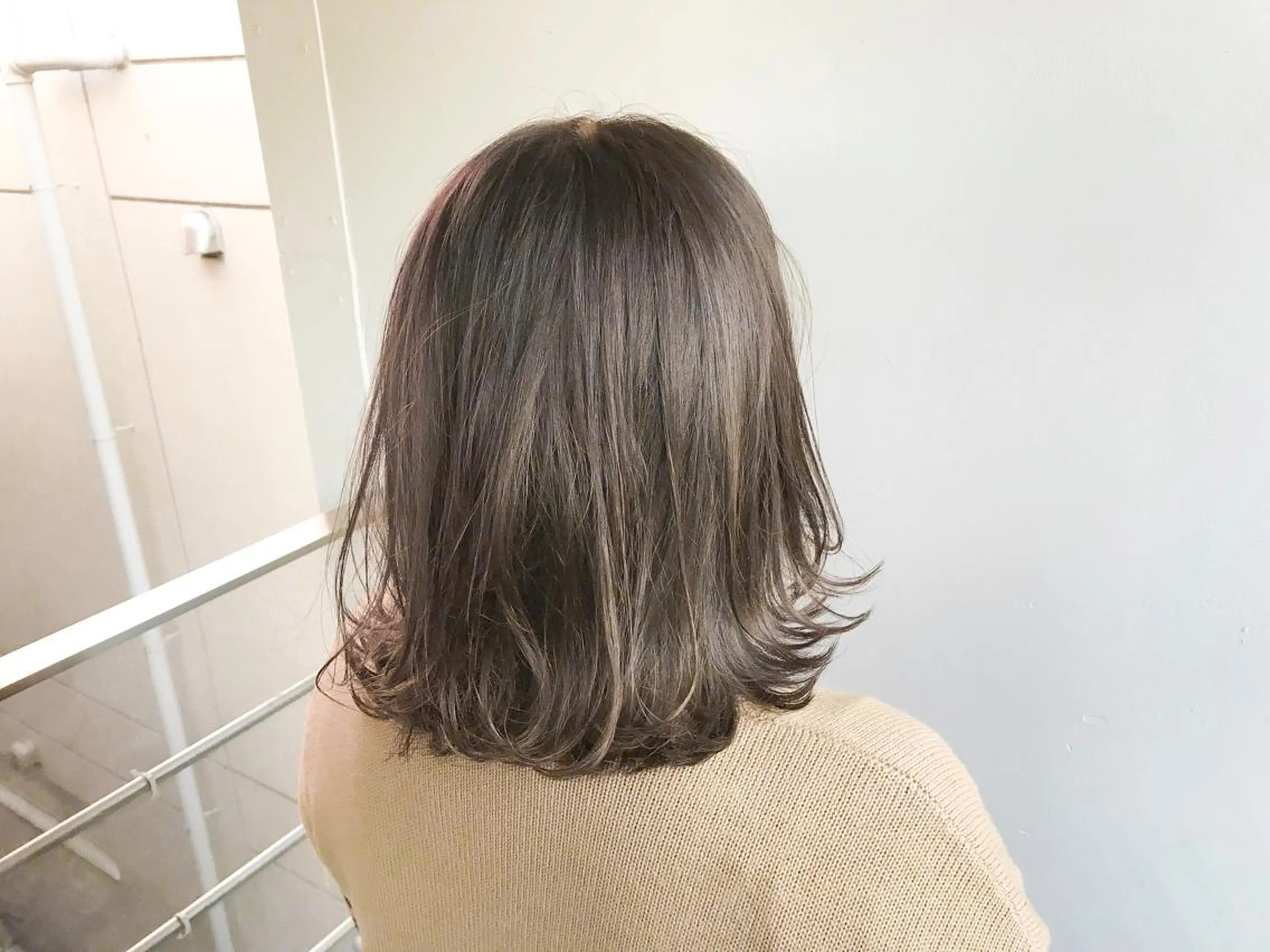 ミディアム カラー ショート/レイヤー なら石井知希のヘアスタイル