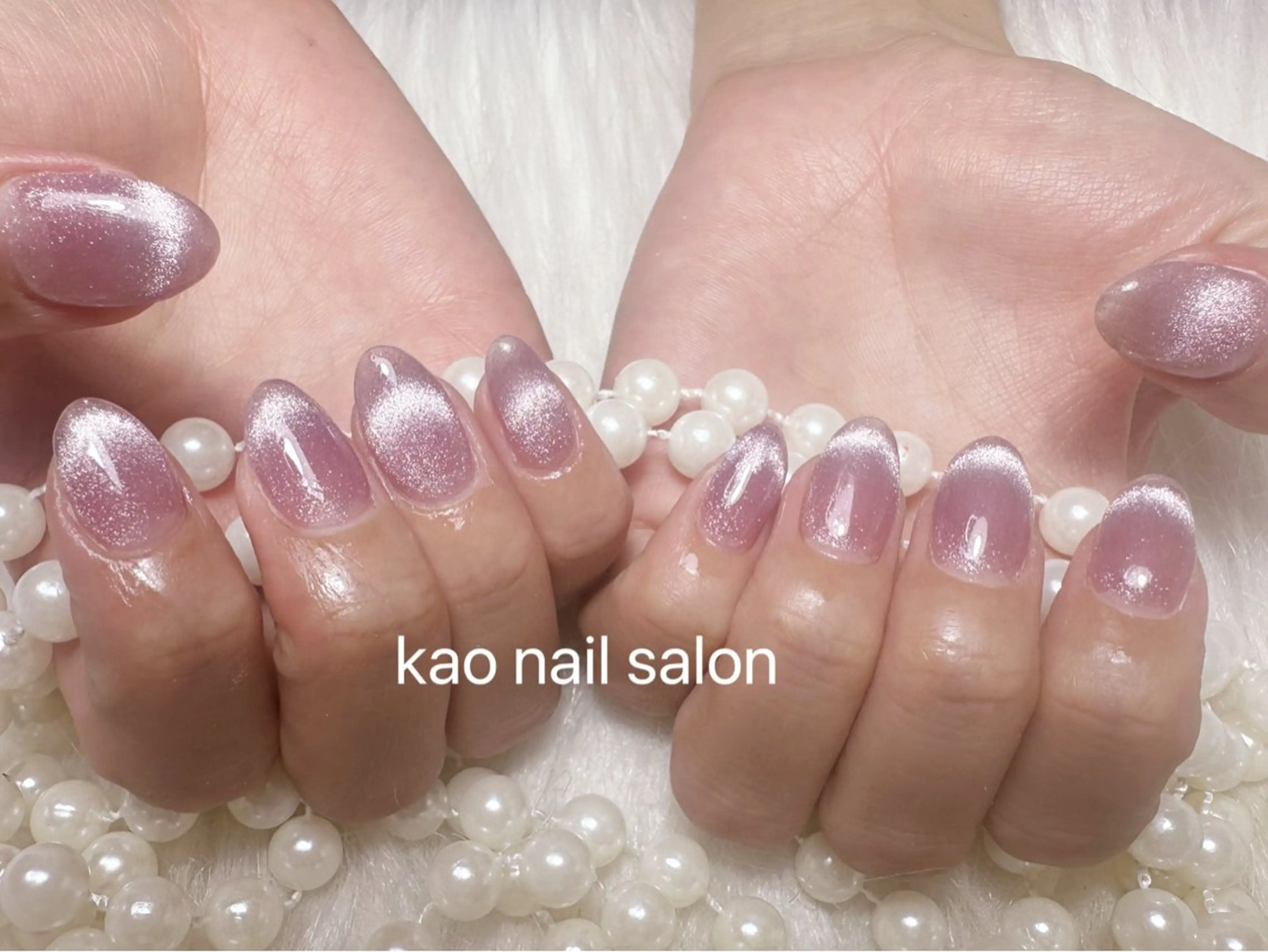 ネイル ハンドネイル kao nail マグネット/長さだしのネイルデザイン