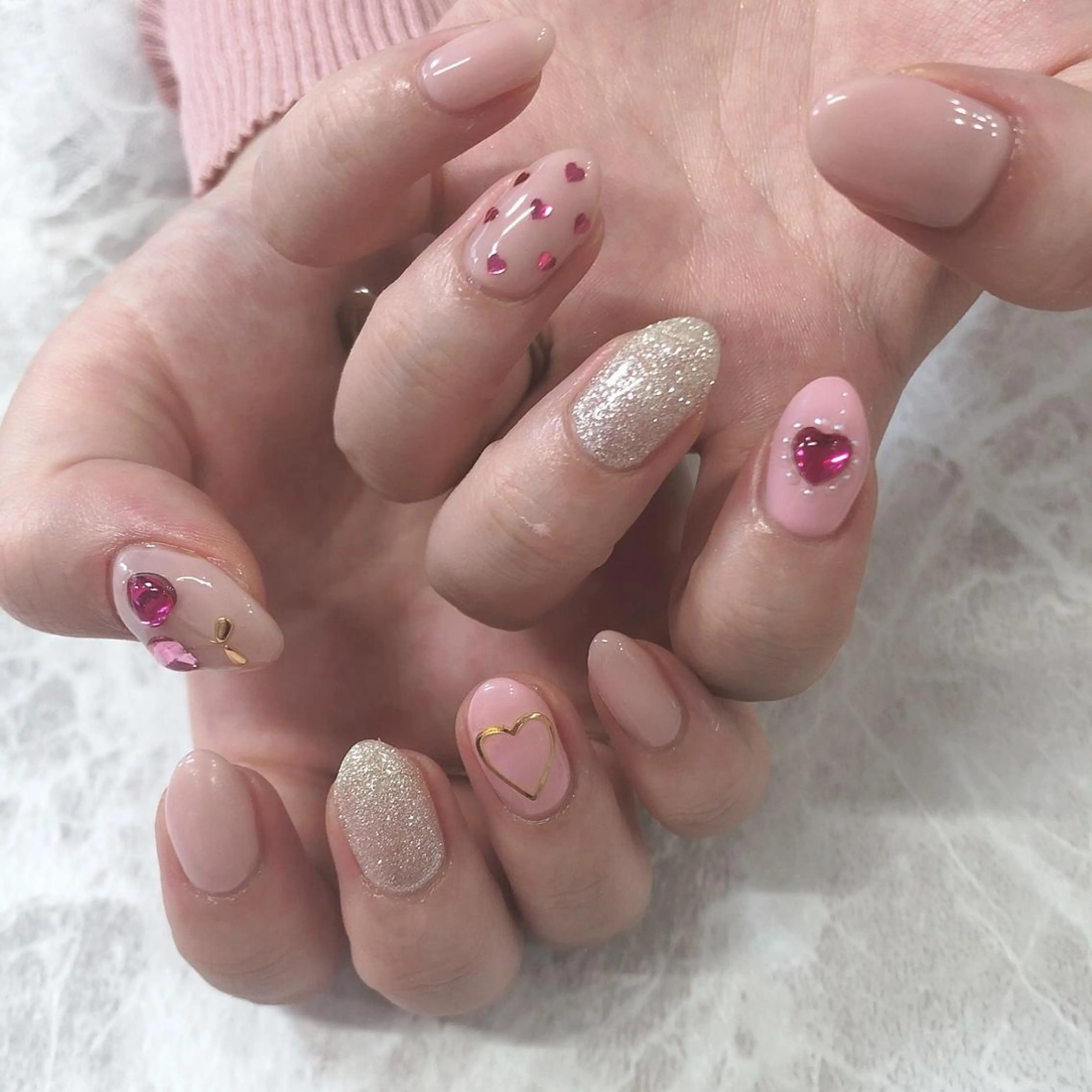 ネイル ハンドネイル 西岡 杏のネイルデザイン