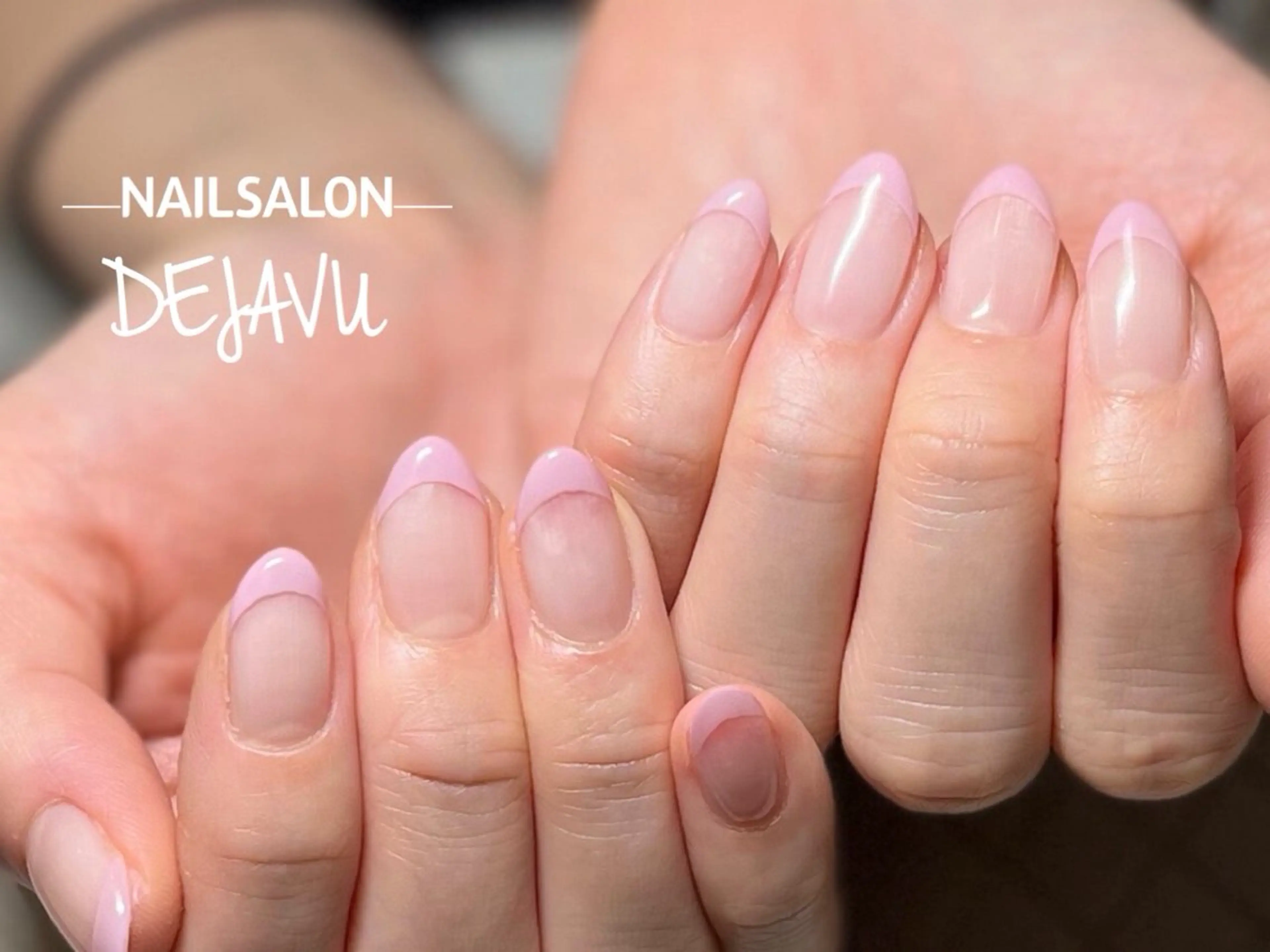 ネイル フレンチネイル パステルネイル ハンドネイル Nail salon Dejavu 🌿のネイルデザイン