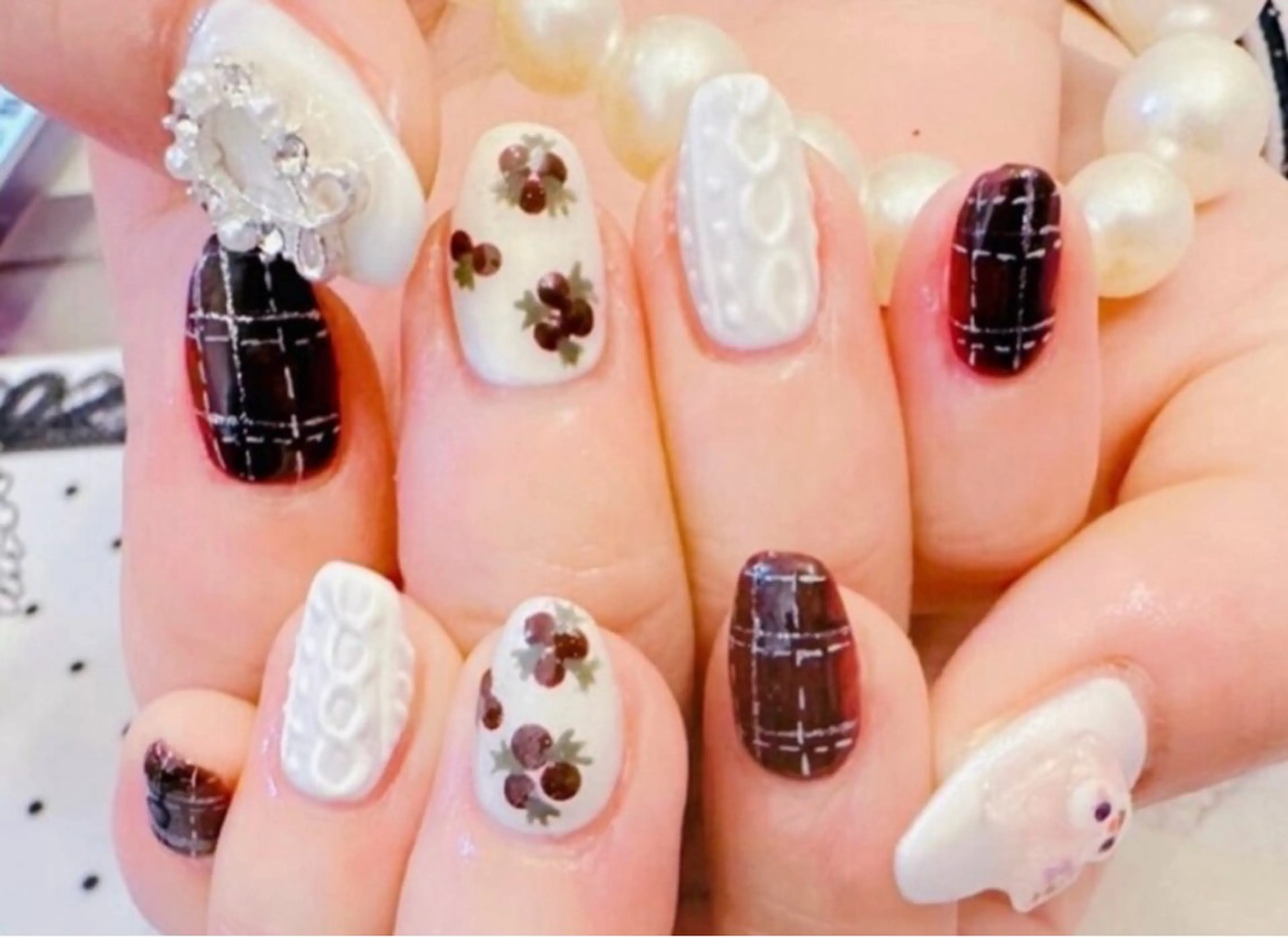 ネイル ジェルネイル 冬ネイル クリスマス LUCIA(ルシア）所属・LUCIA 南柏ネイルサロンのネイルデザイン