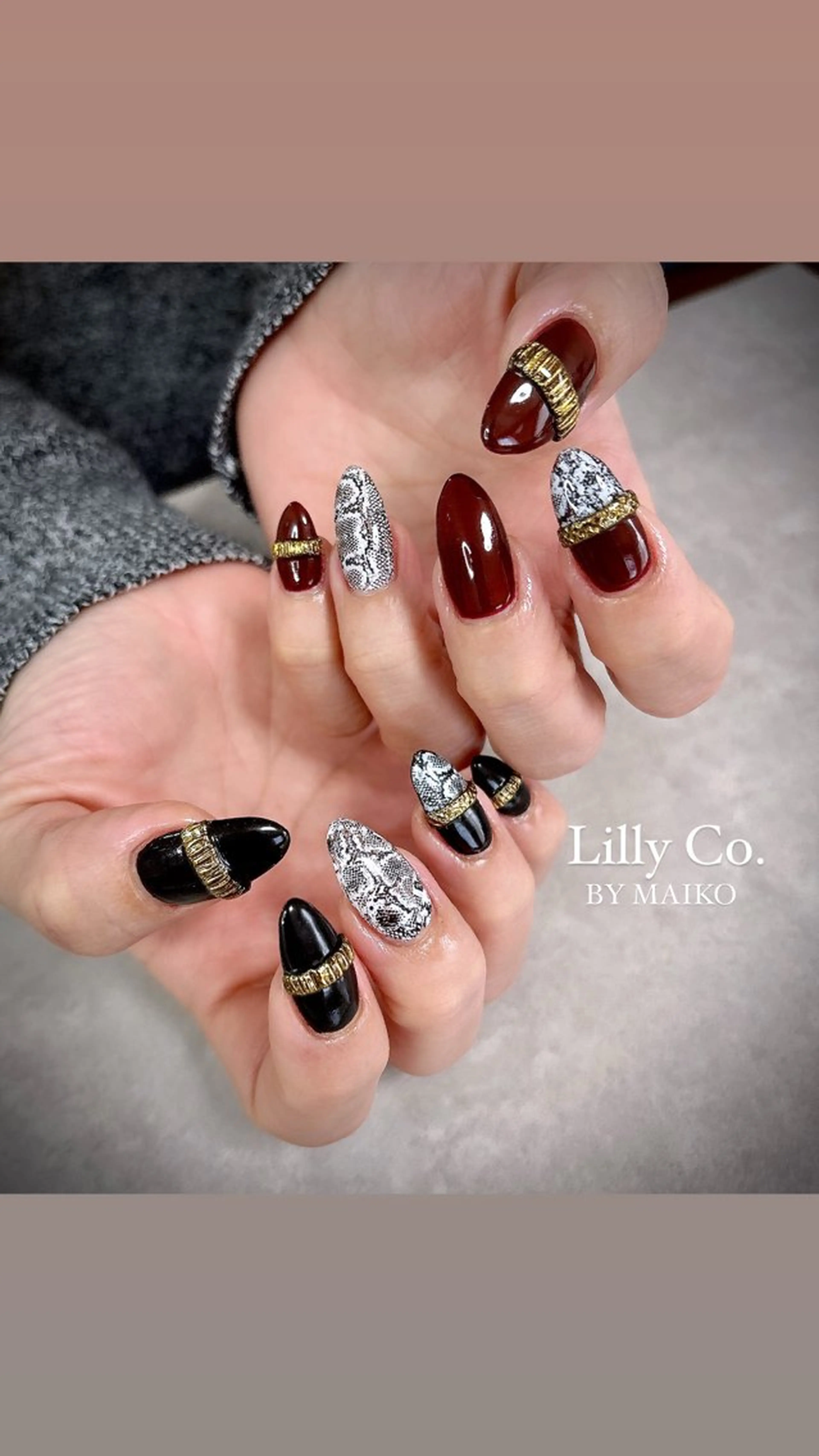 ネイル ハンドネイル ハンドケア Lilly Co.のネイルデザイン