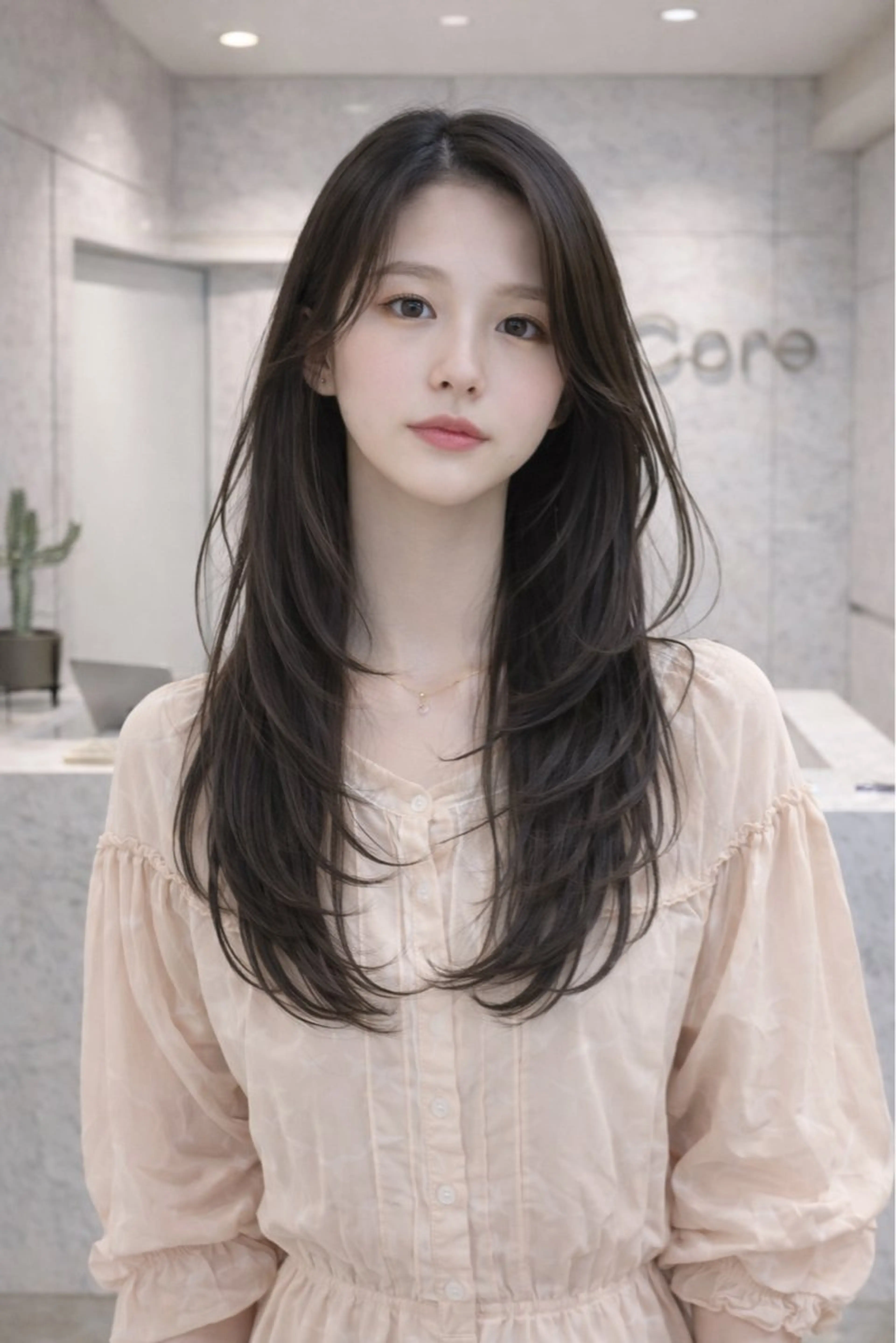 カラー core茶屋町 桜子のヘアスタイル
