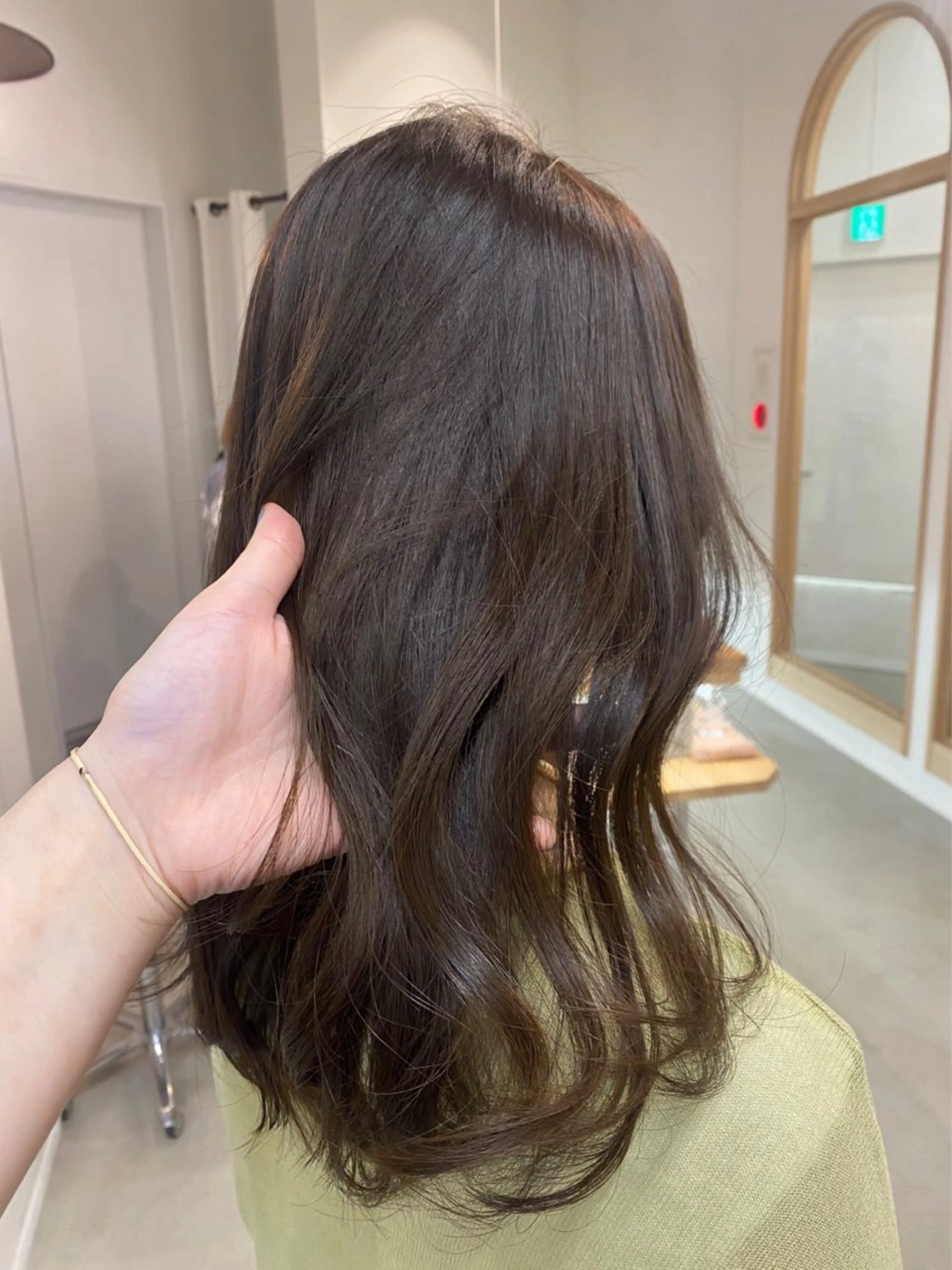 ロング カット ヘアカラー トリートメント sanae /透明感カラーのヘアスタイル