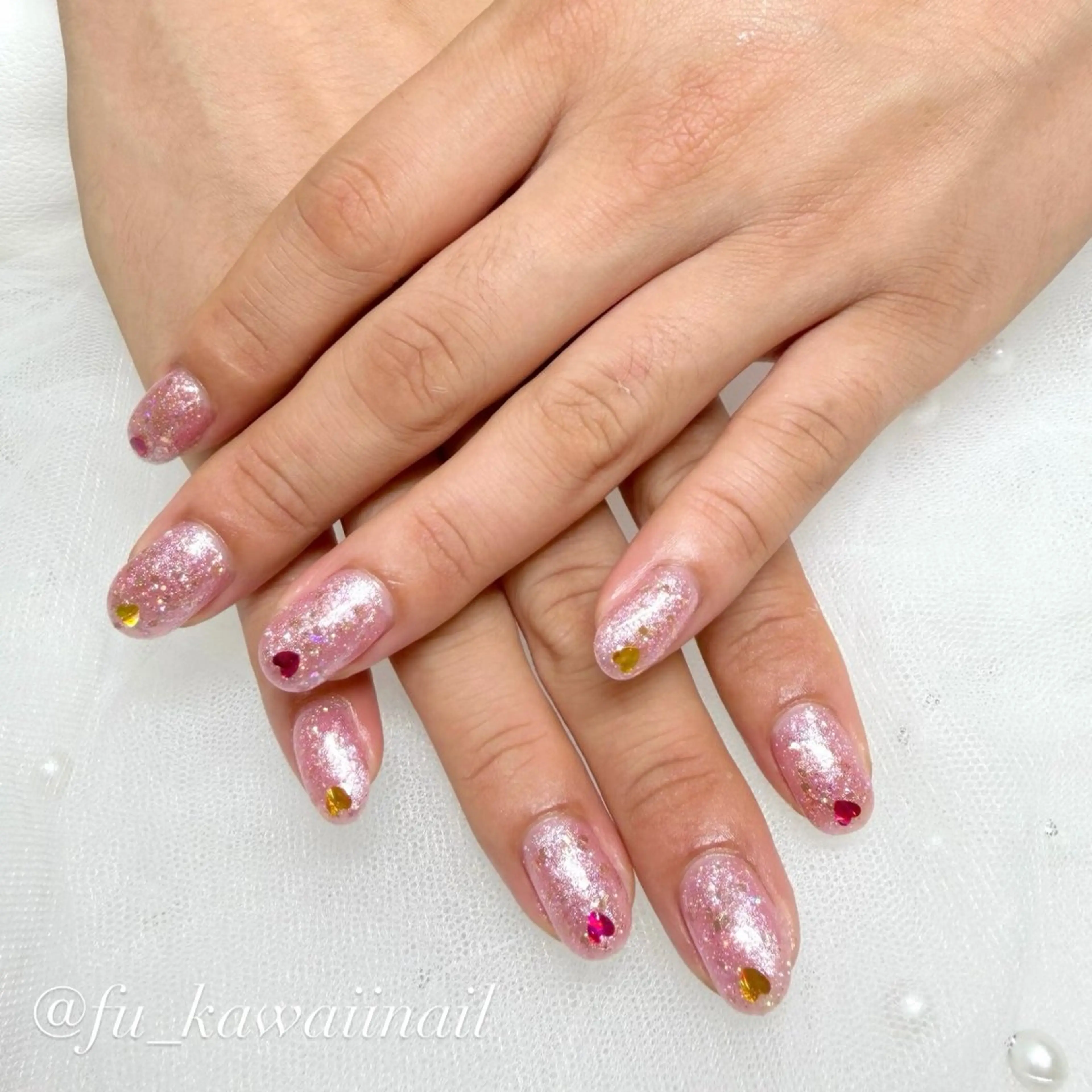 ネイル フラッシュネイル フラッシュマグ ホログラムネイル マグネットネイル ハンドネイル 🪞ヤギフウカ🪞 渋谷ネイルのネイルデザイン