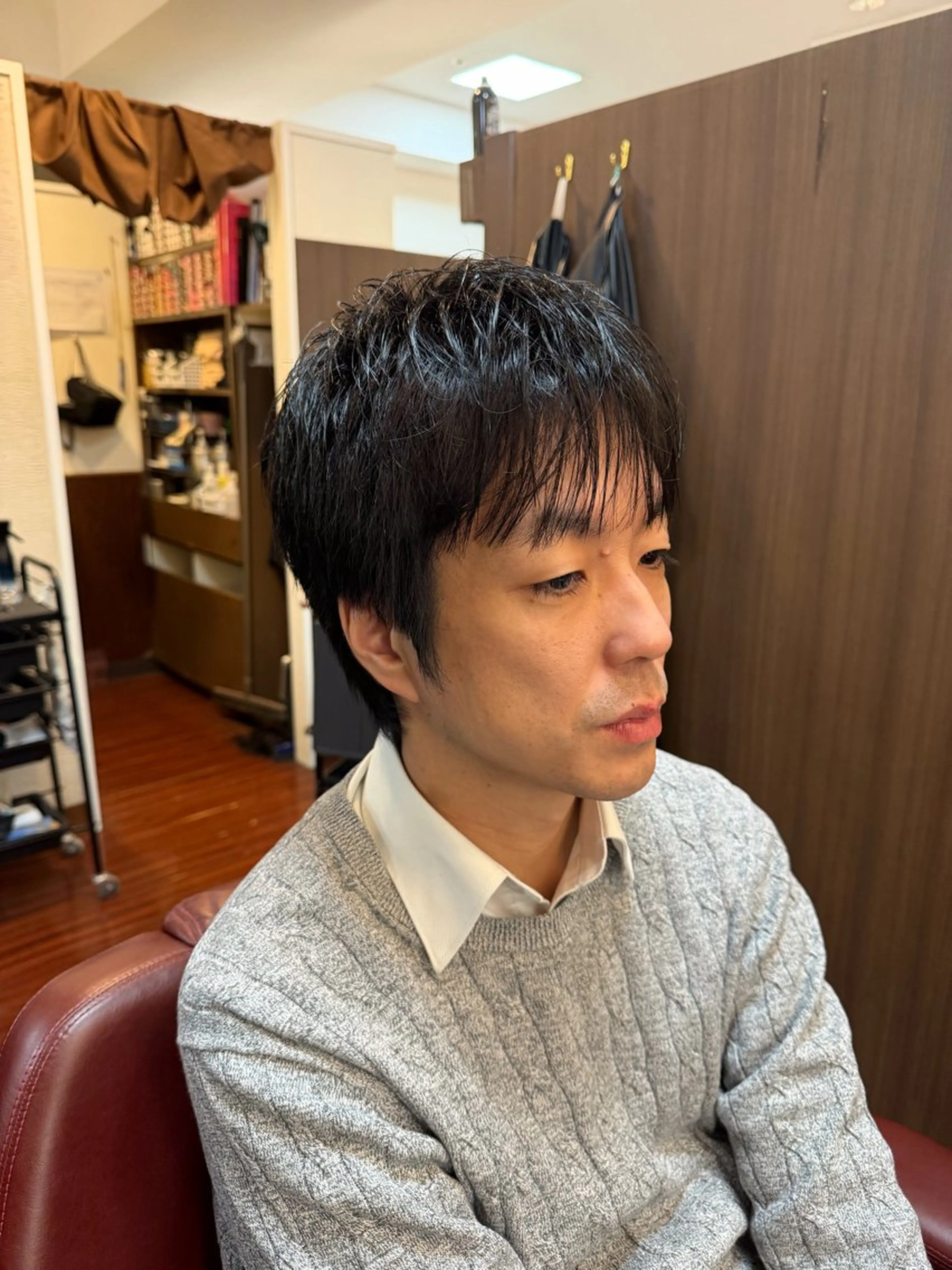 ショート メンズ 糸山 仁のヘアスタイル
