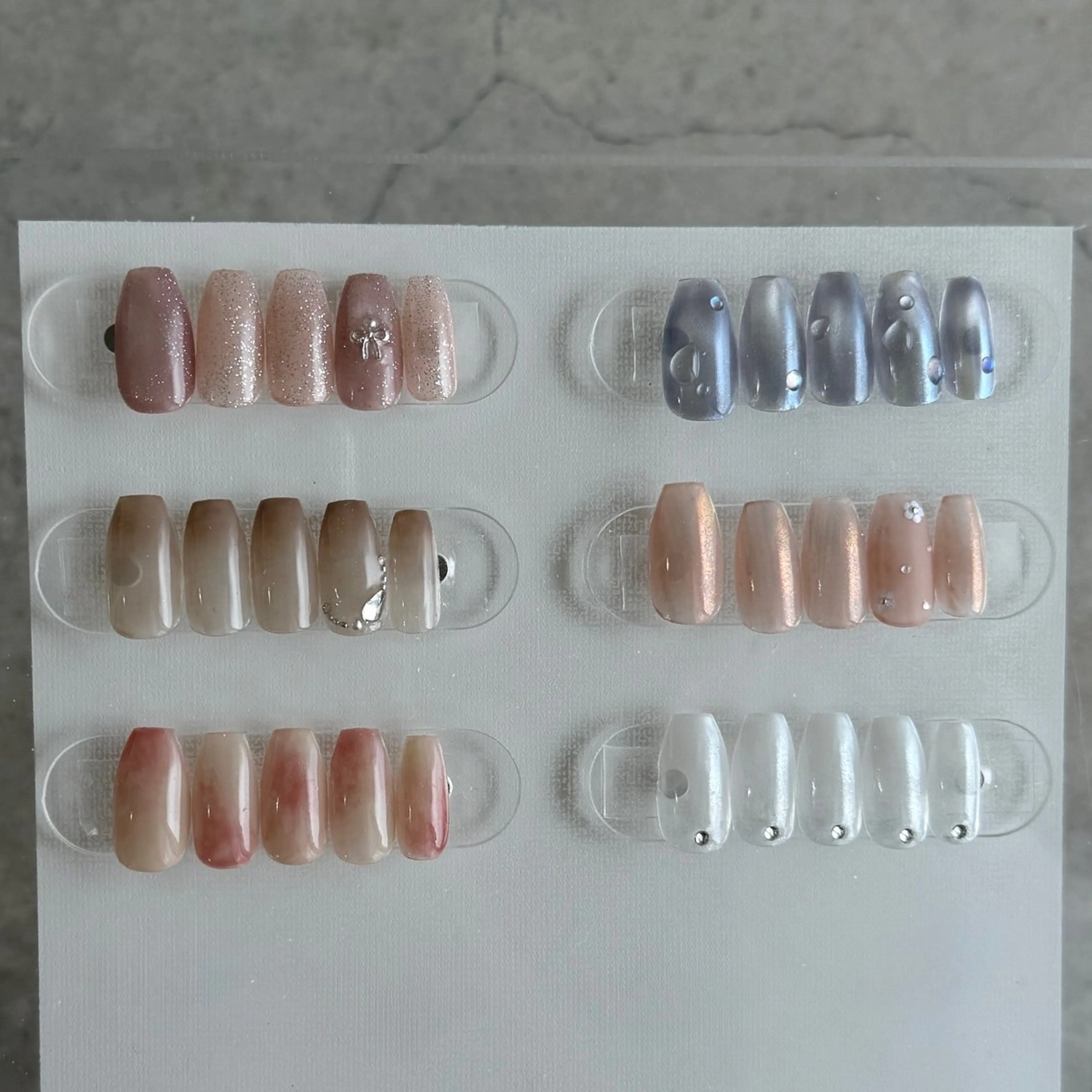 定額Aコース　シンプル　オフィスネイルの写真