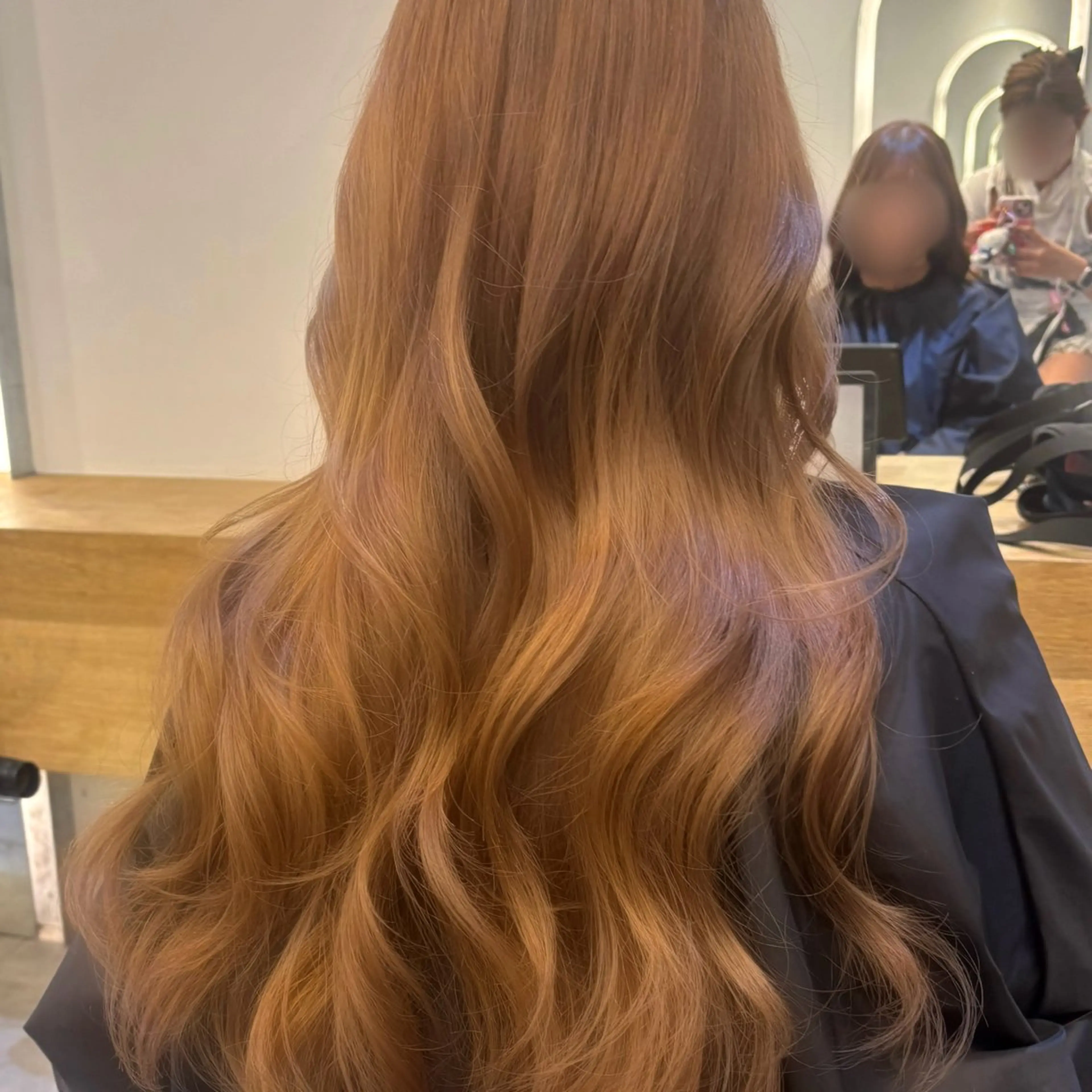 ロング カラー ベージュカラー ヘーゼル 韓国🇰🇷透明感 ERIのヘアスタイル