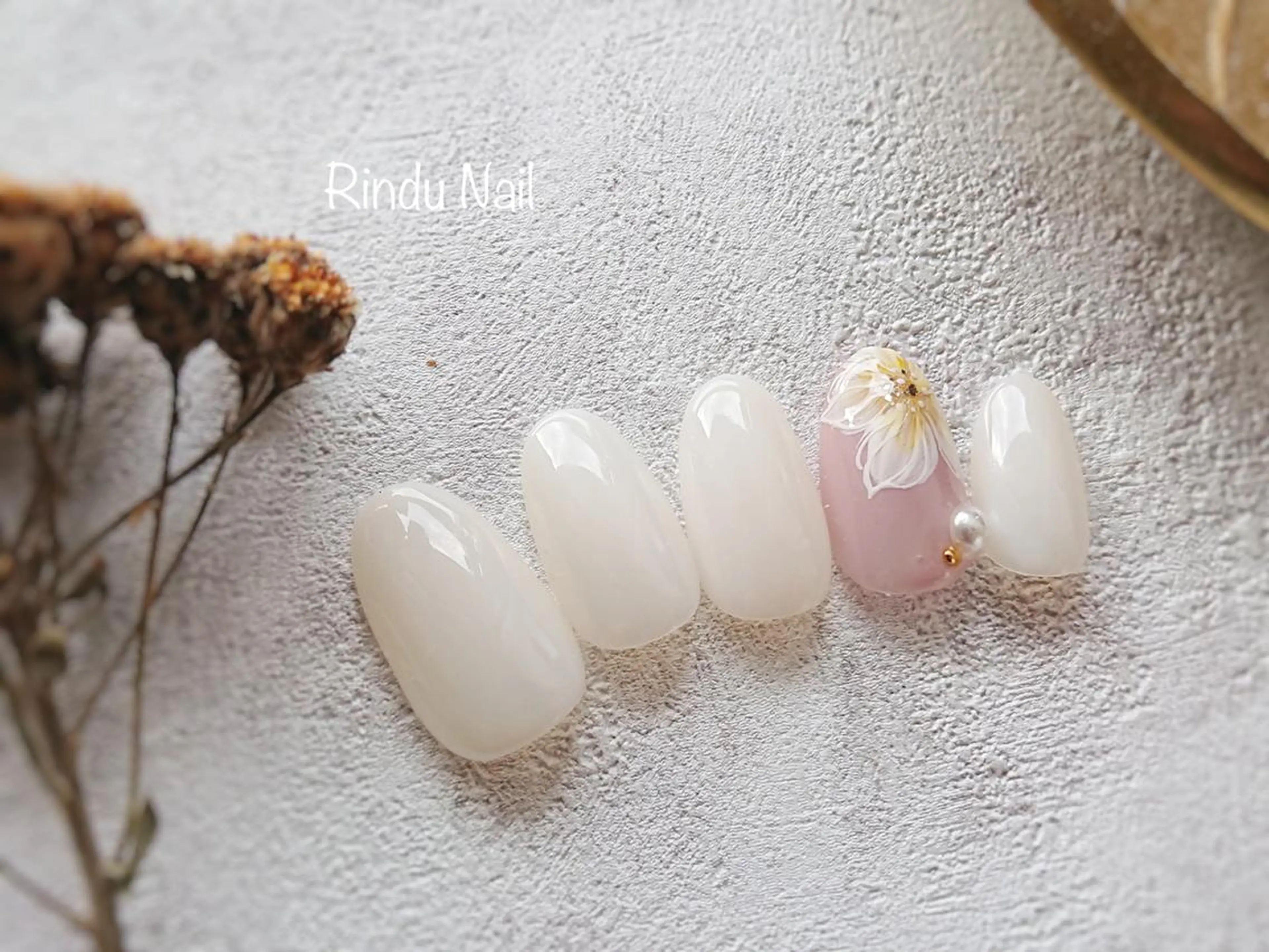 ネイル シンプルネイル Rindu Nail 名駅miniのネイルデザイン