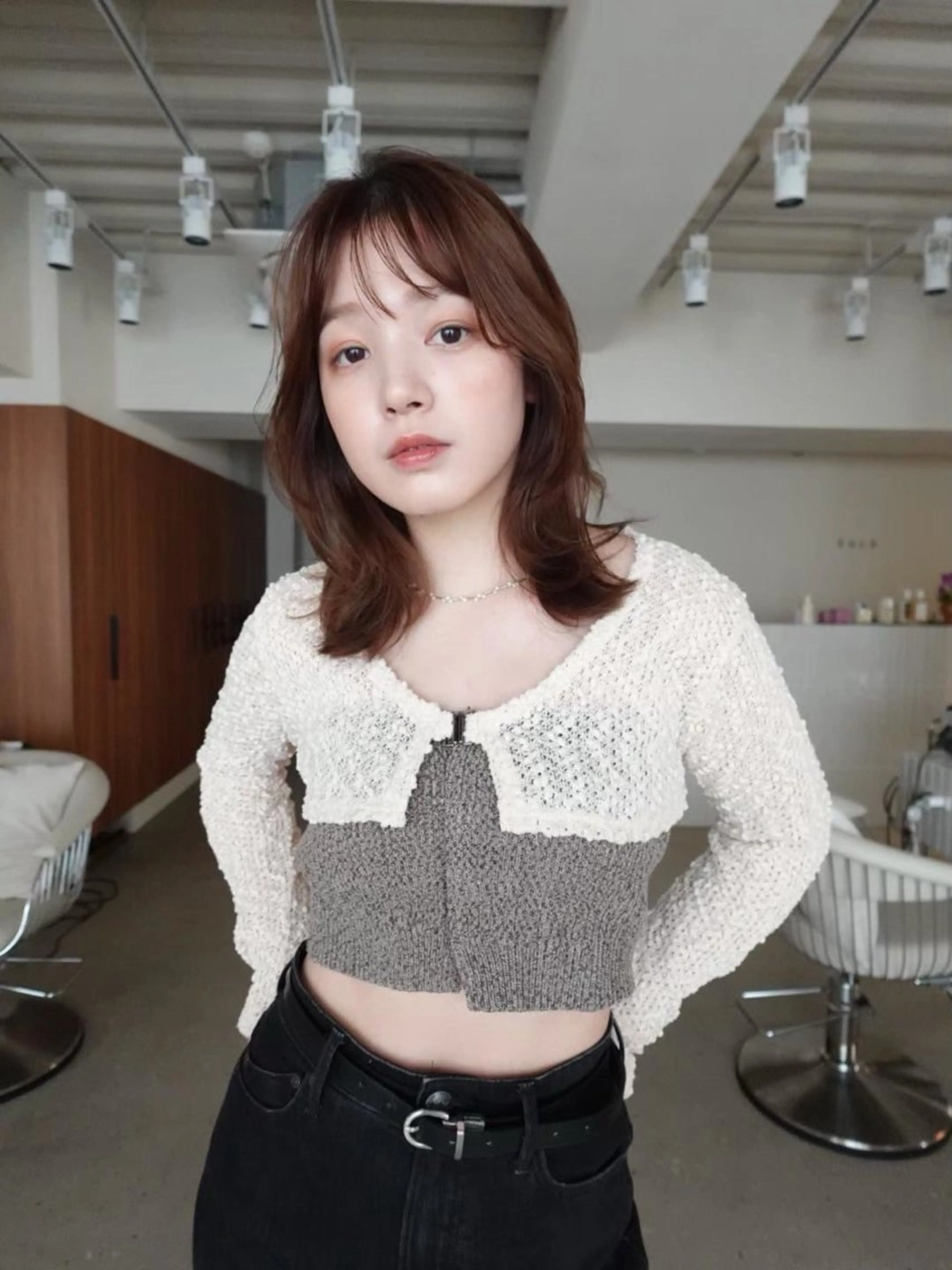 ミニモ限定❗️口コミ投稿＆バックスタイル撮影ご協力の方限定❗️極上のナチュラル前髪縮毛矯正＆骨格診断カット💇🏻の写真