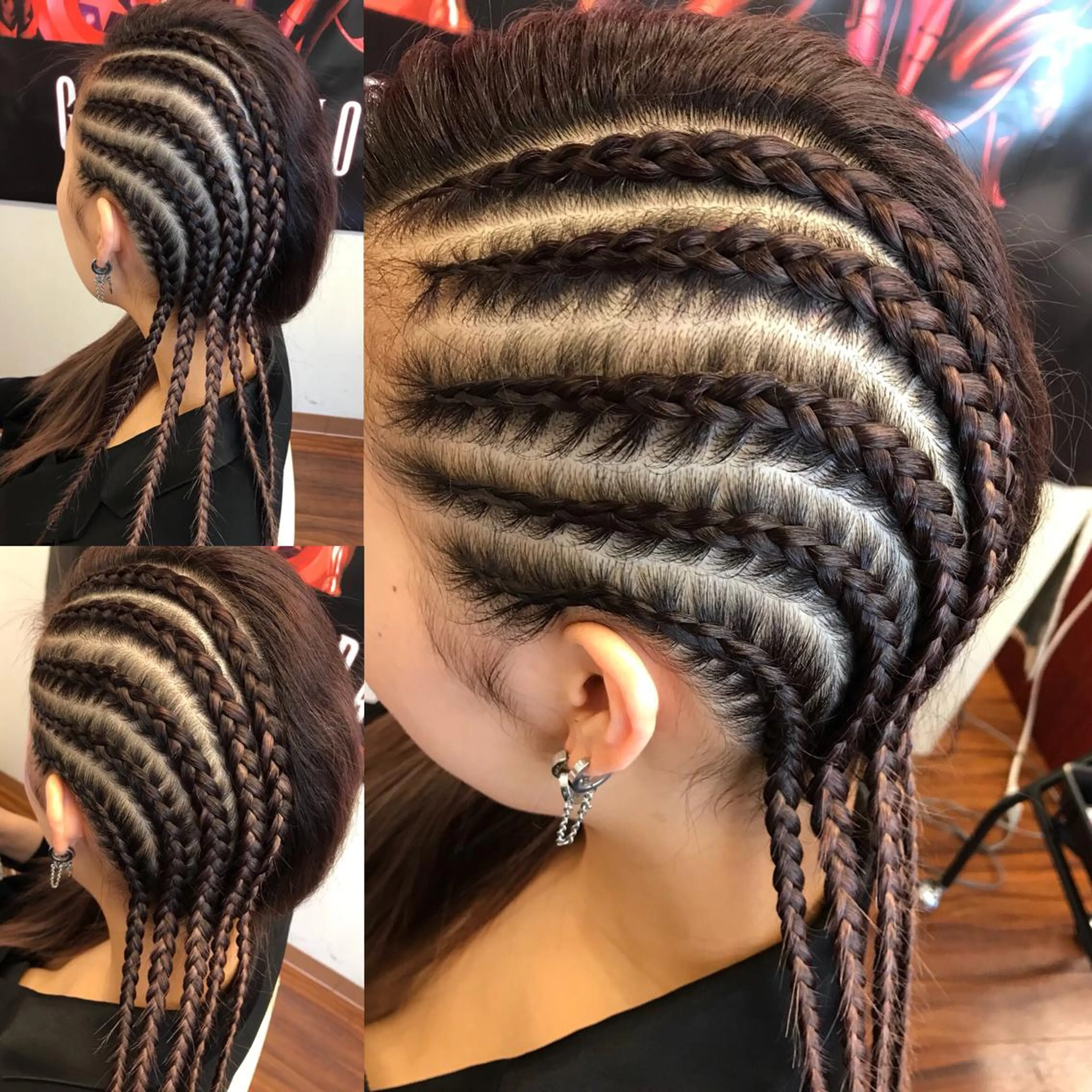 ✨コーンロウ✨ 本田さゃかのヘアスタイル