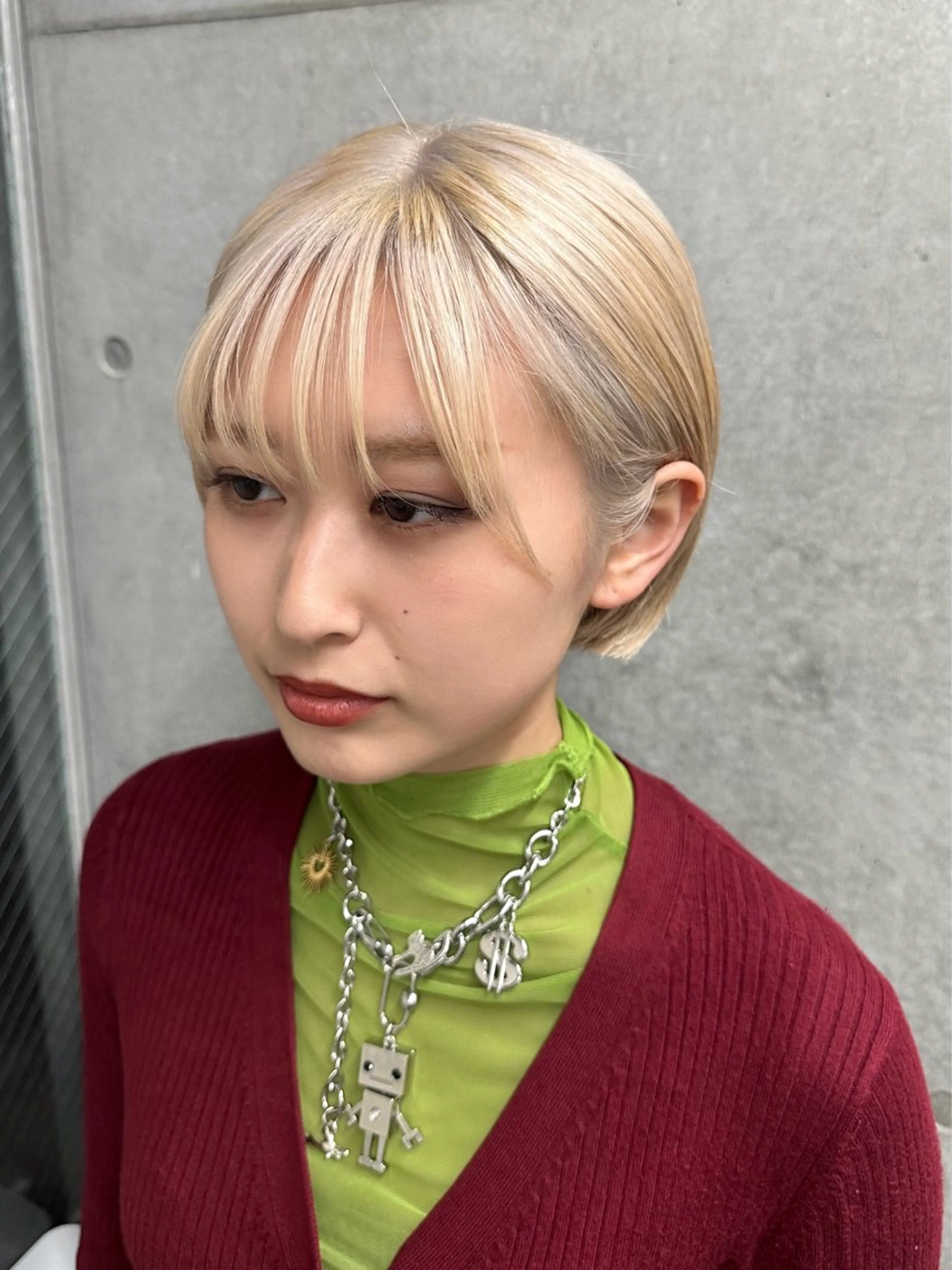 ショート カラー ヘアカラー トリートメント 原宿アンリ 山下卓也のヘアスタイル