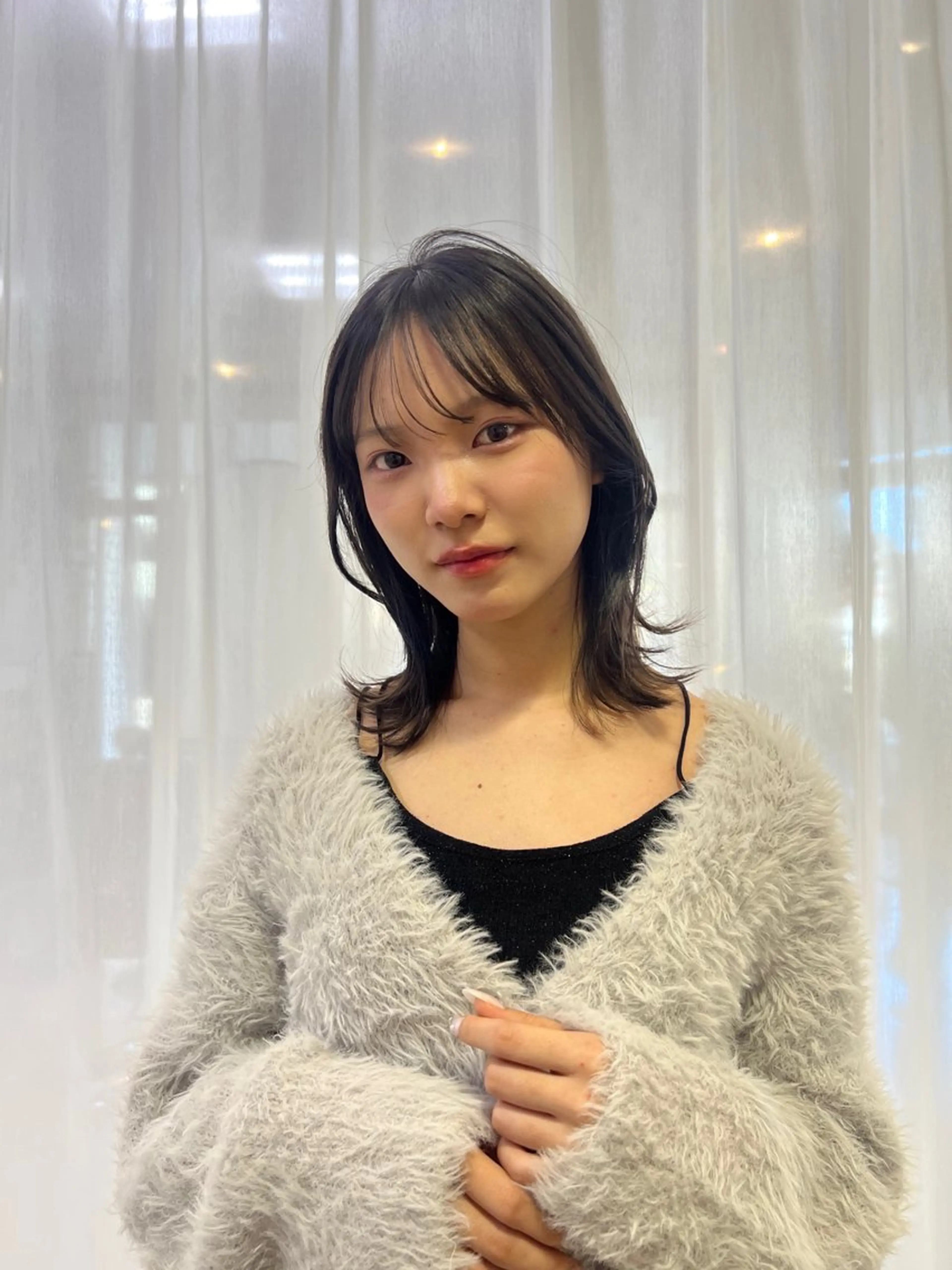 ミディアム eMuエミュ‪ ¨̮⃝ayakaのヘアスタイル