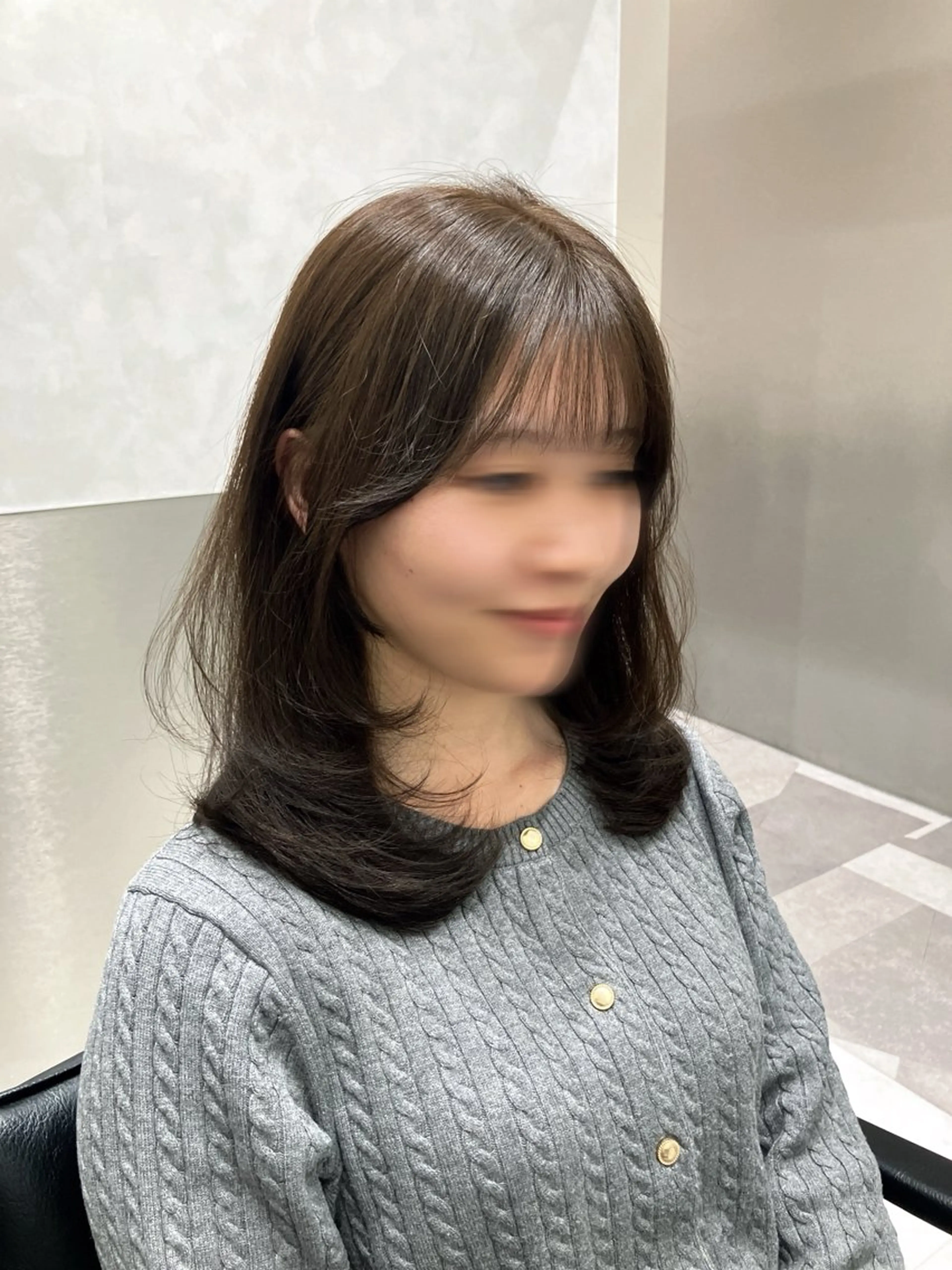 ロング カラー カット ヘアカラー トリートメント 💖ブリーチなし透明 感💖ASAHIのヘアスタイル