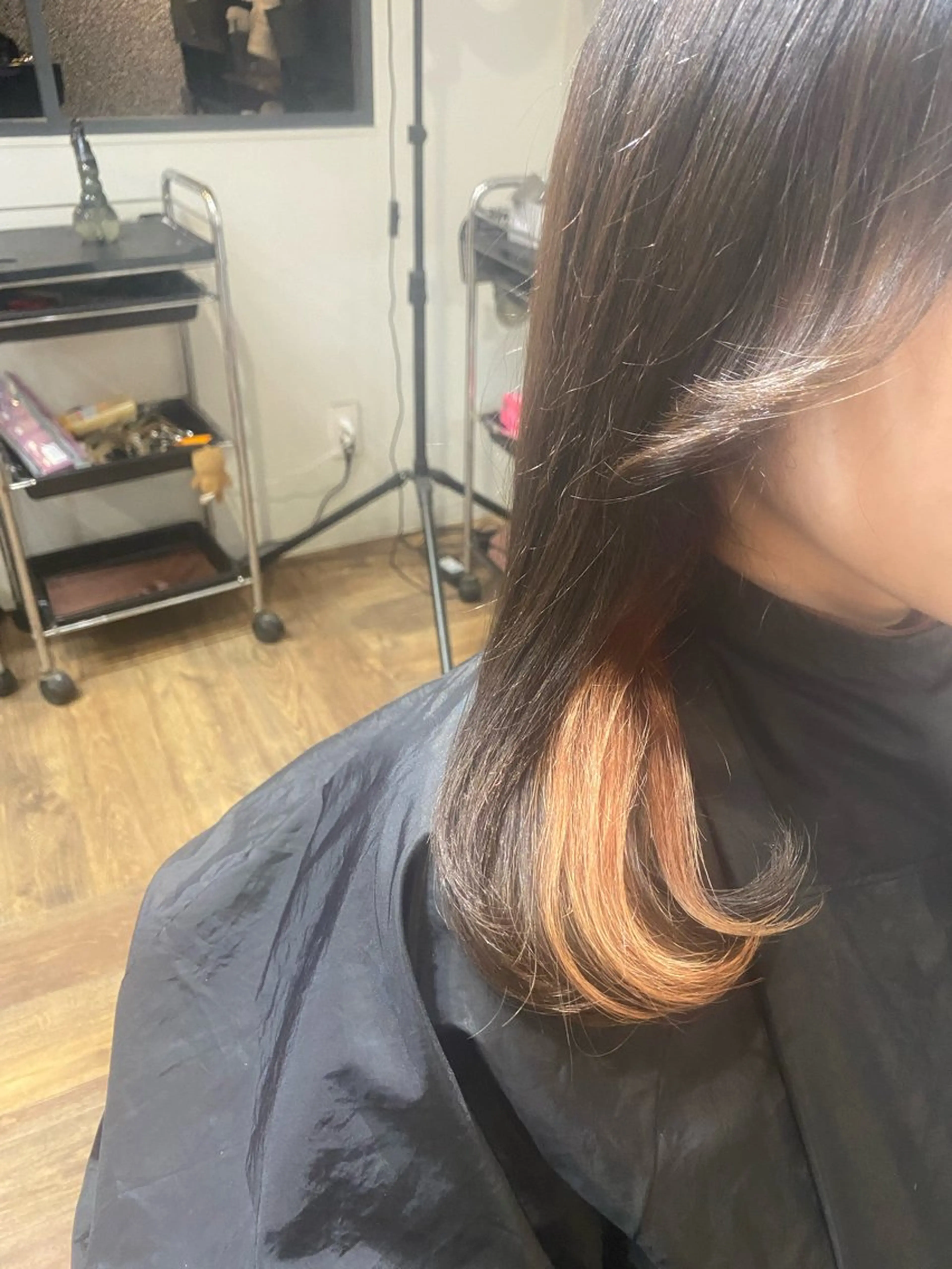 ミディアム カラー しみず ゆきのヘアスタイル