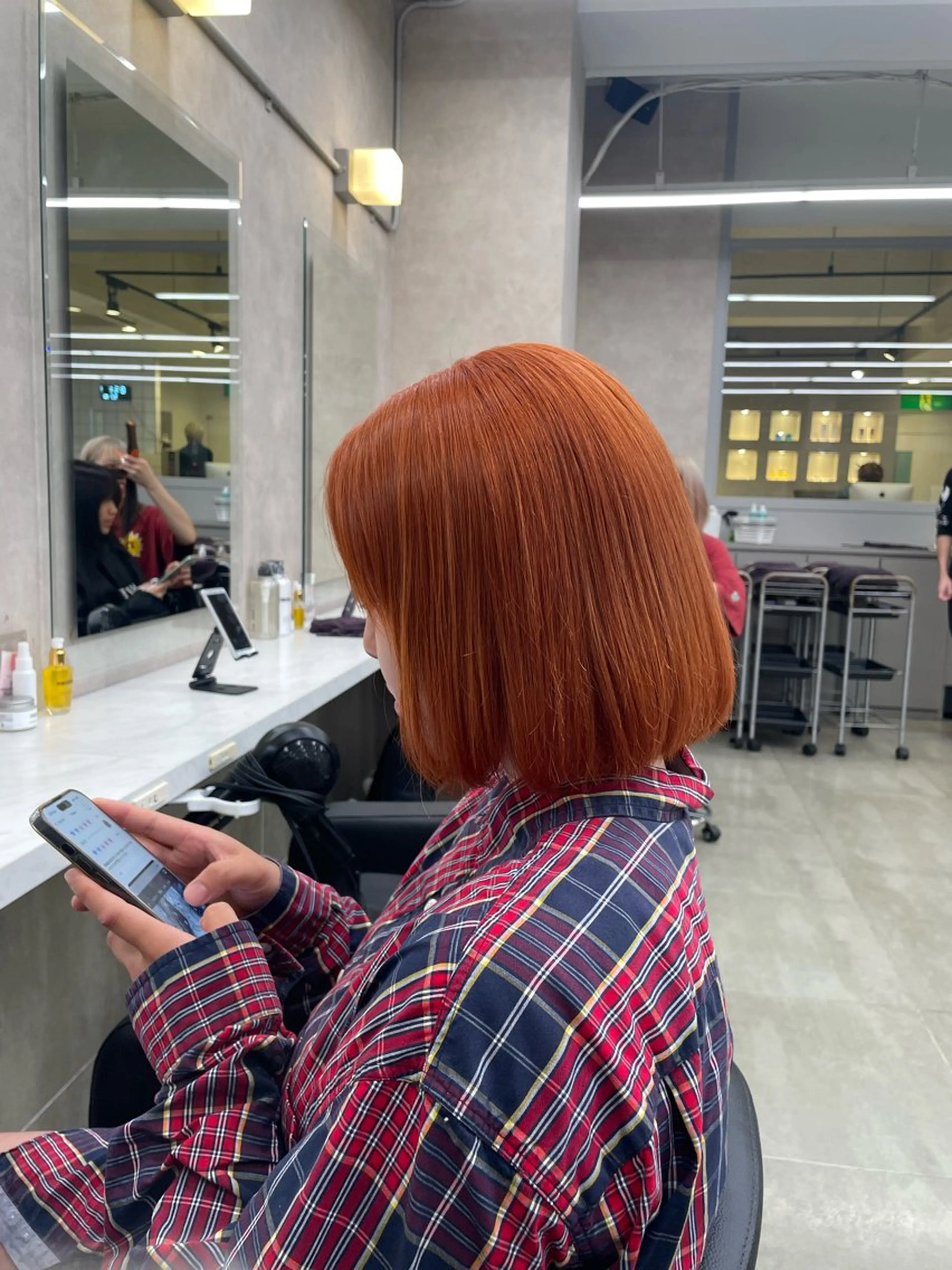 ミディアム カラー ヘアアレンジ ヘアカラー トリートメント ヘアセット 💗横浜美容室 💗HARUNAのヘアスタイル