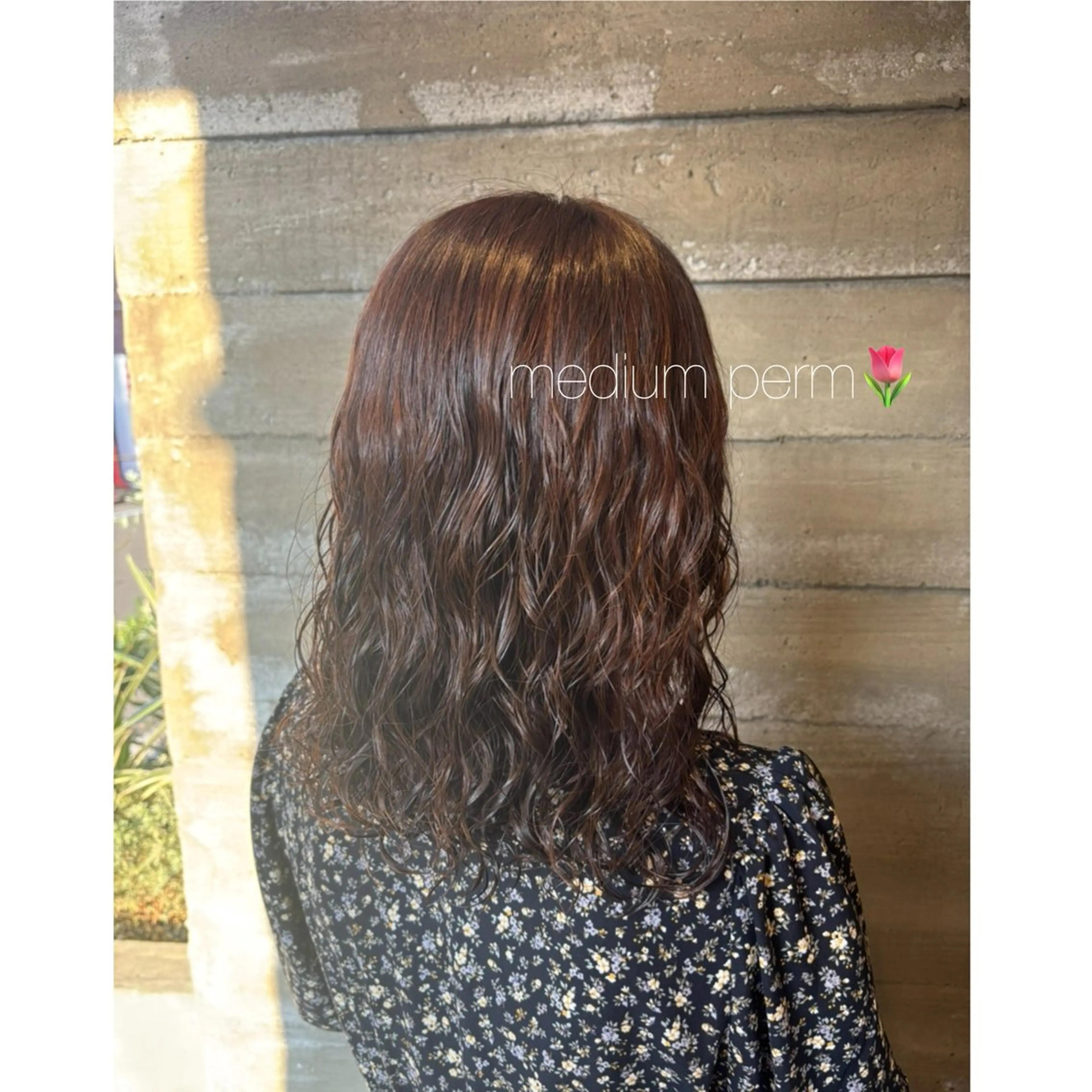 ミディアム パーマ Rino 🎀🖤のヘアスタイル