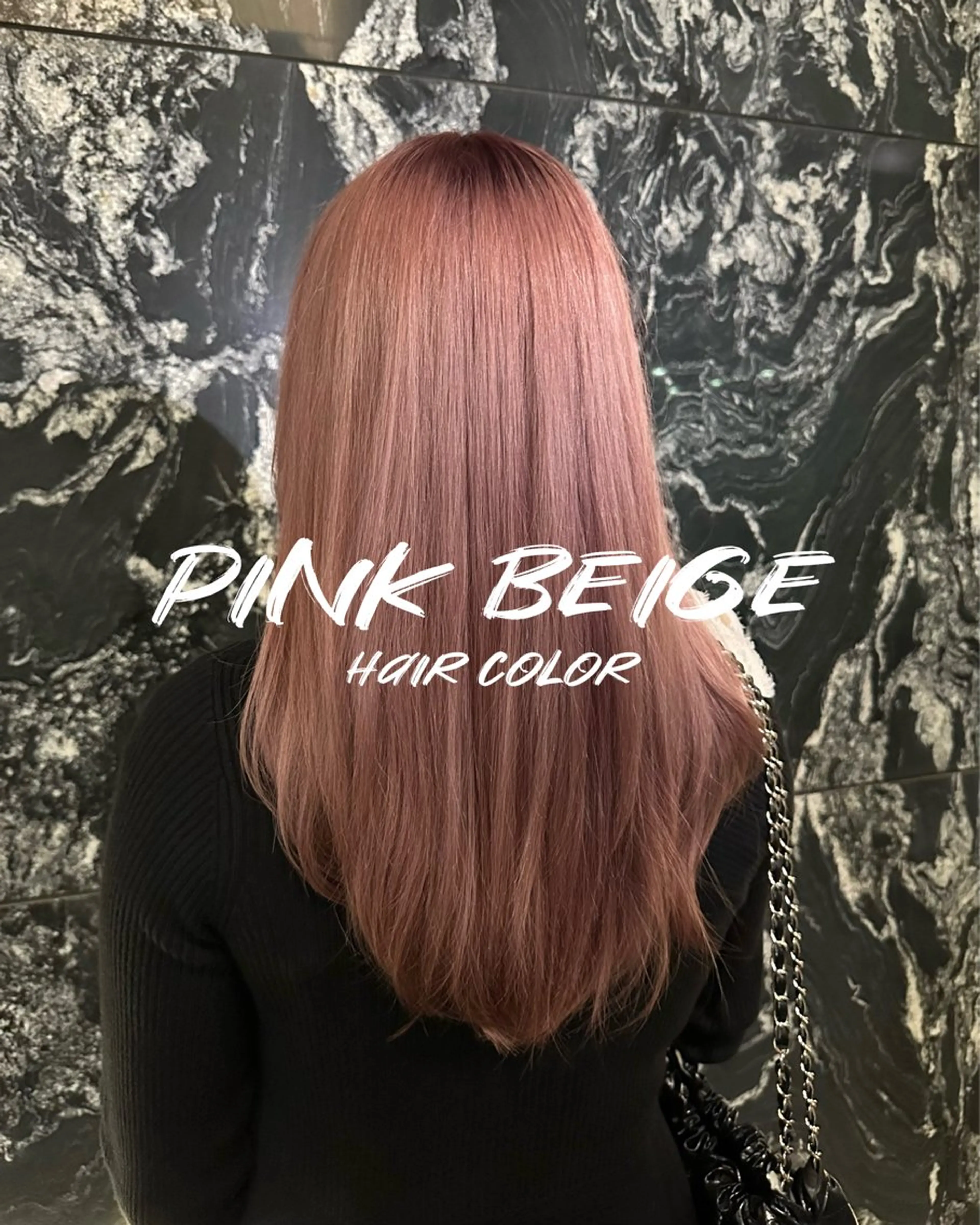 セミロング ヘアカラー 五反田カラーリスト 🖤🫧🪞佳祐のヘアスタイル