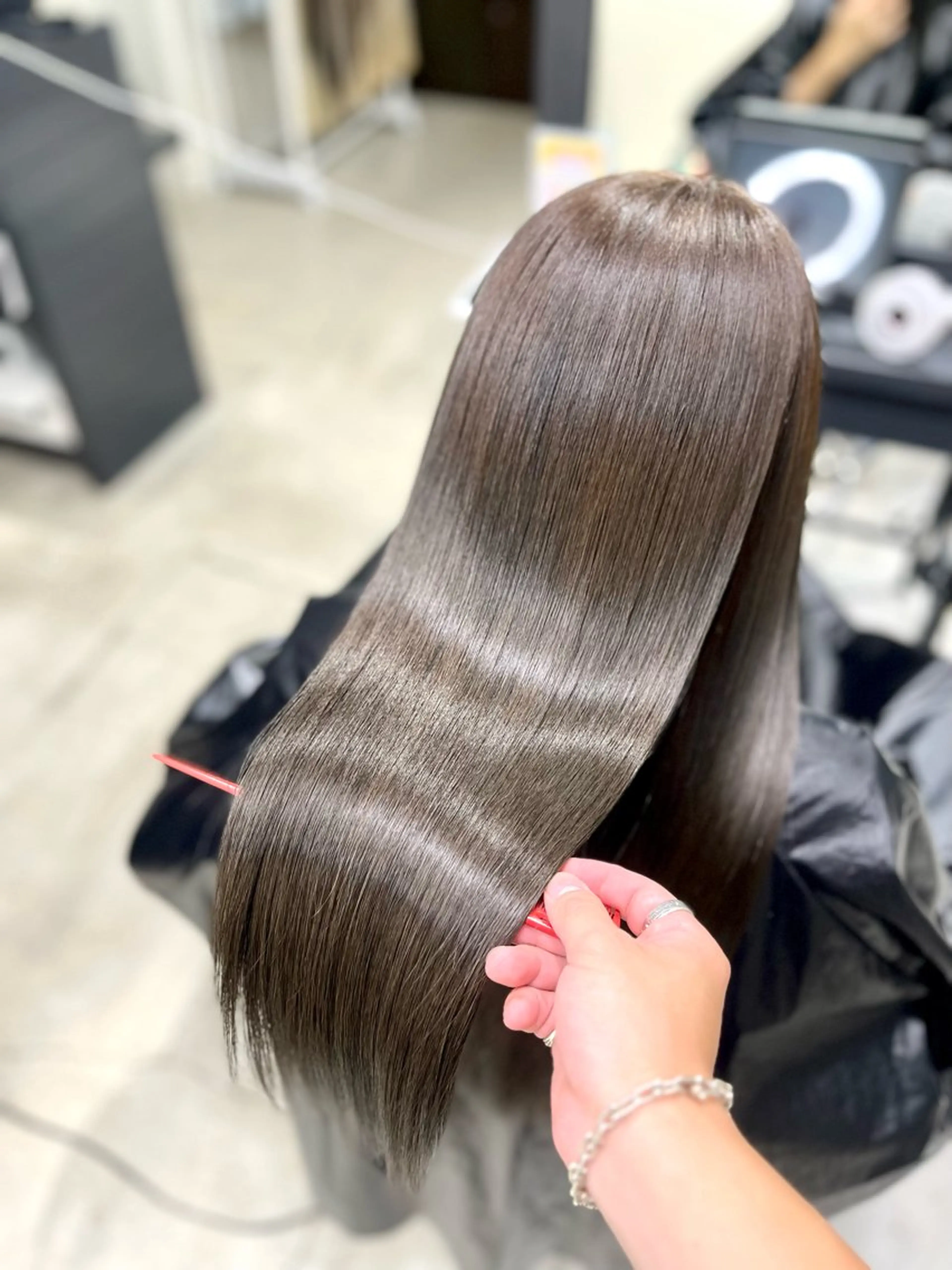 ロング プルエクステ エクステ 髪質改善 トリートメント プルエクステ◆ Fi-Ne吉祥寺のヘアスタイル