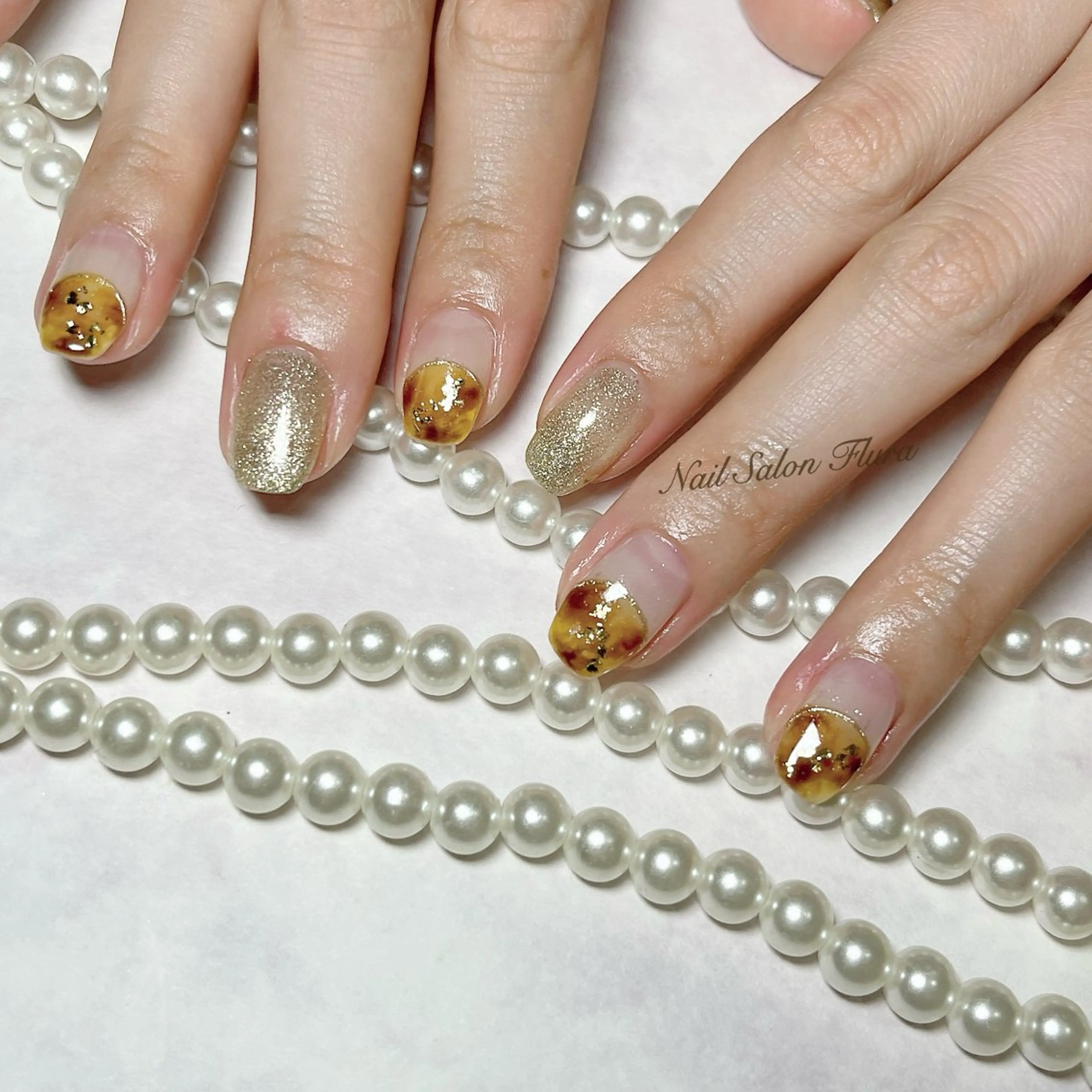 ネイル べっ甲ネイル NAILSALON Flura所属・NailSalon Fluraのネイルデザイン