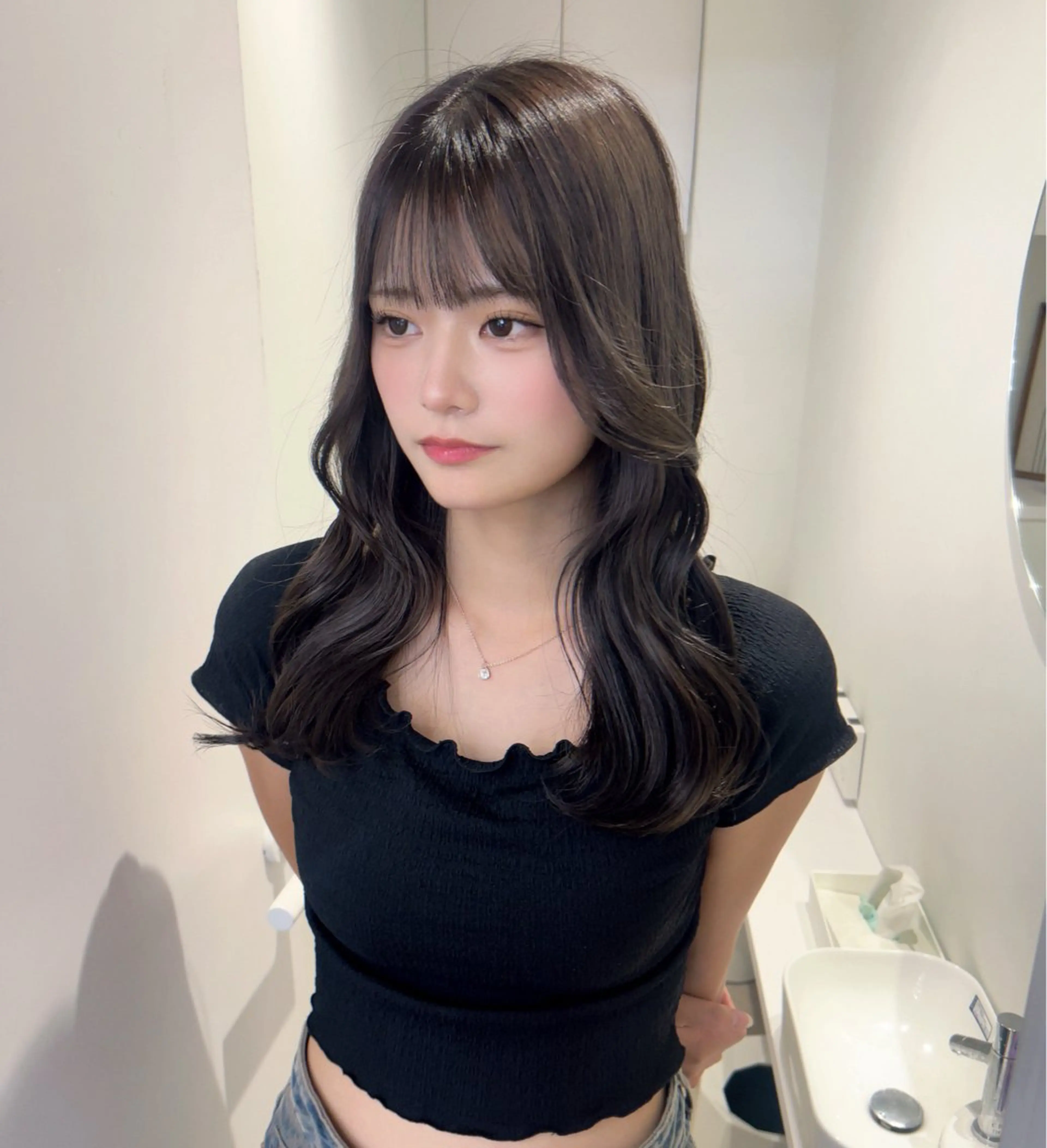 前髪縮毛➕cut ⋆𝜗𝜚 《前髪縮毛のみ¥3000》の写真