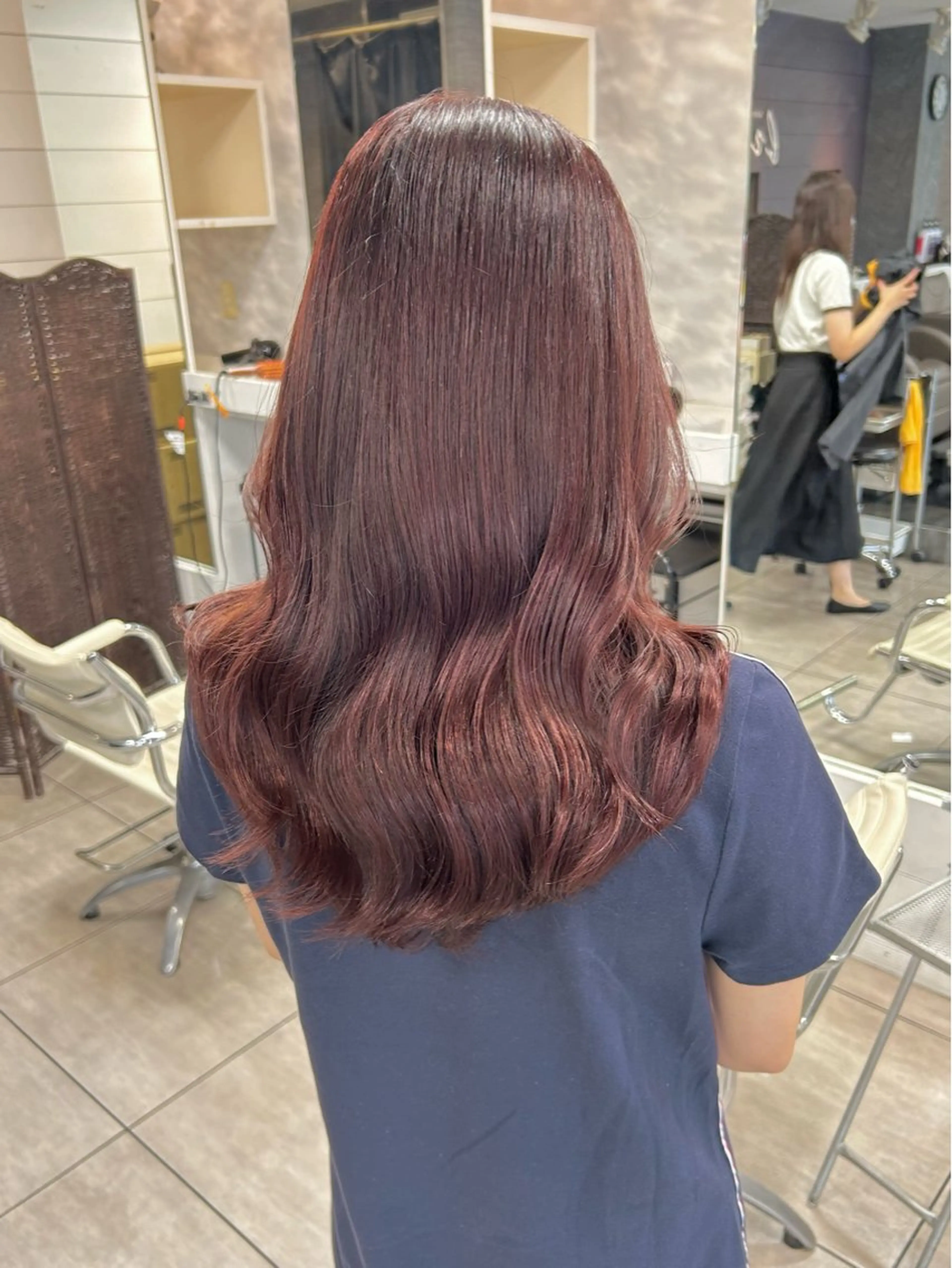 ロング カット ヘアカラー 🫧艶髪カラー🫧 森本くるみのヘアスタイル