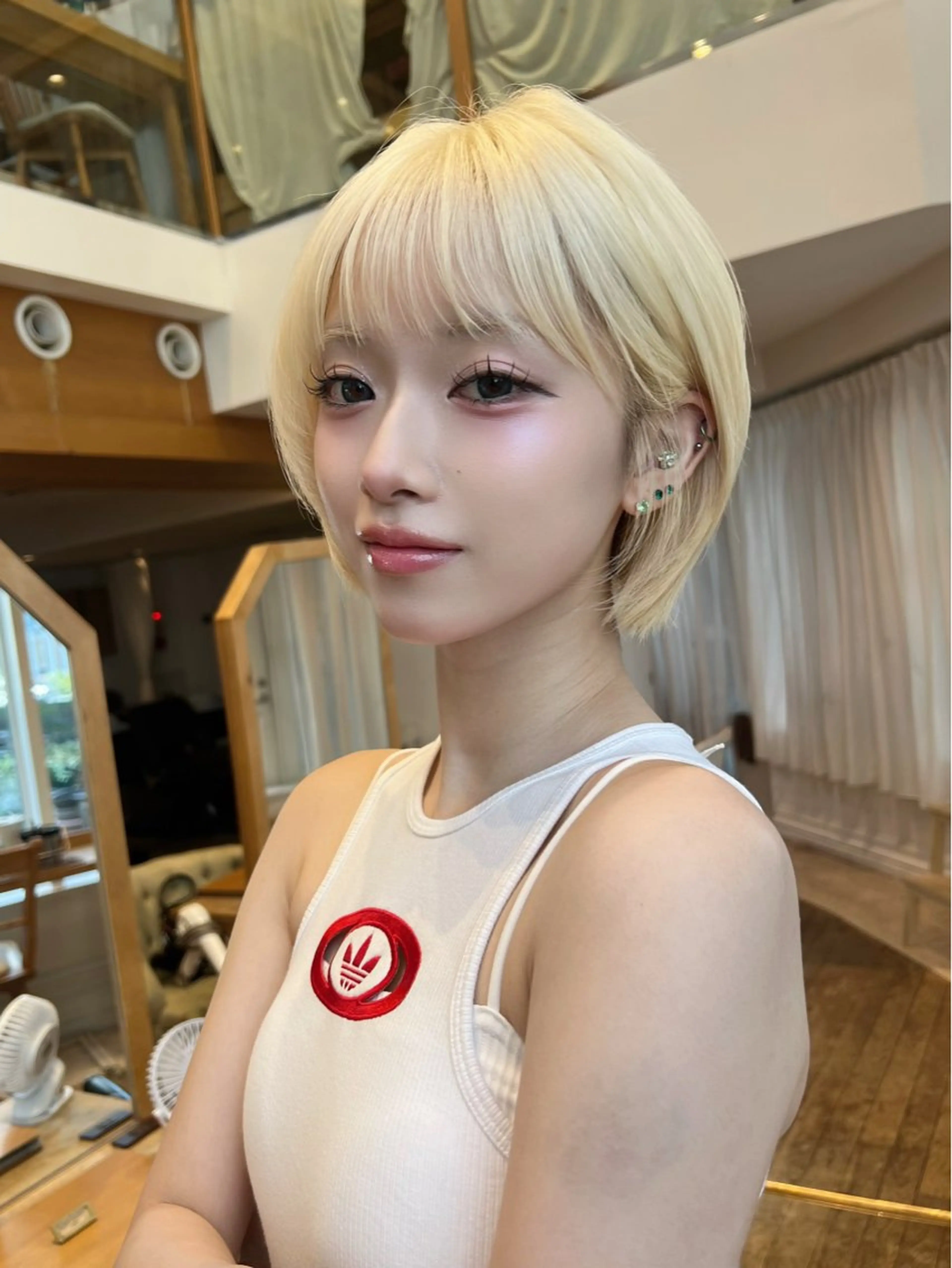 ショート カラー 伸ばしかけ ヘアカラー 望月威吹/表参道/レ イヤー/似合わせのヘアスタイル